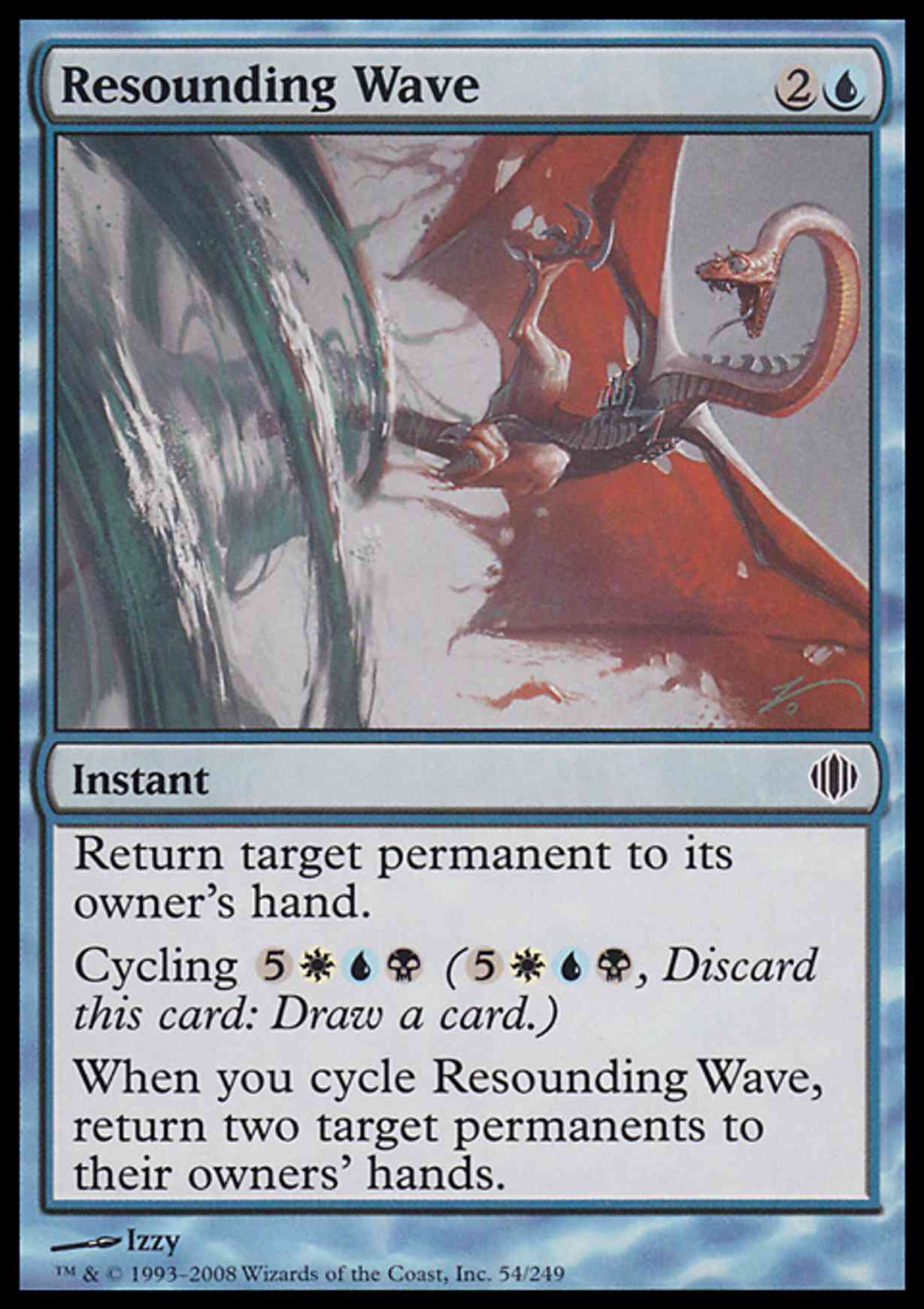 Resounding Wave magic card front