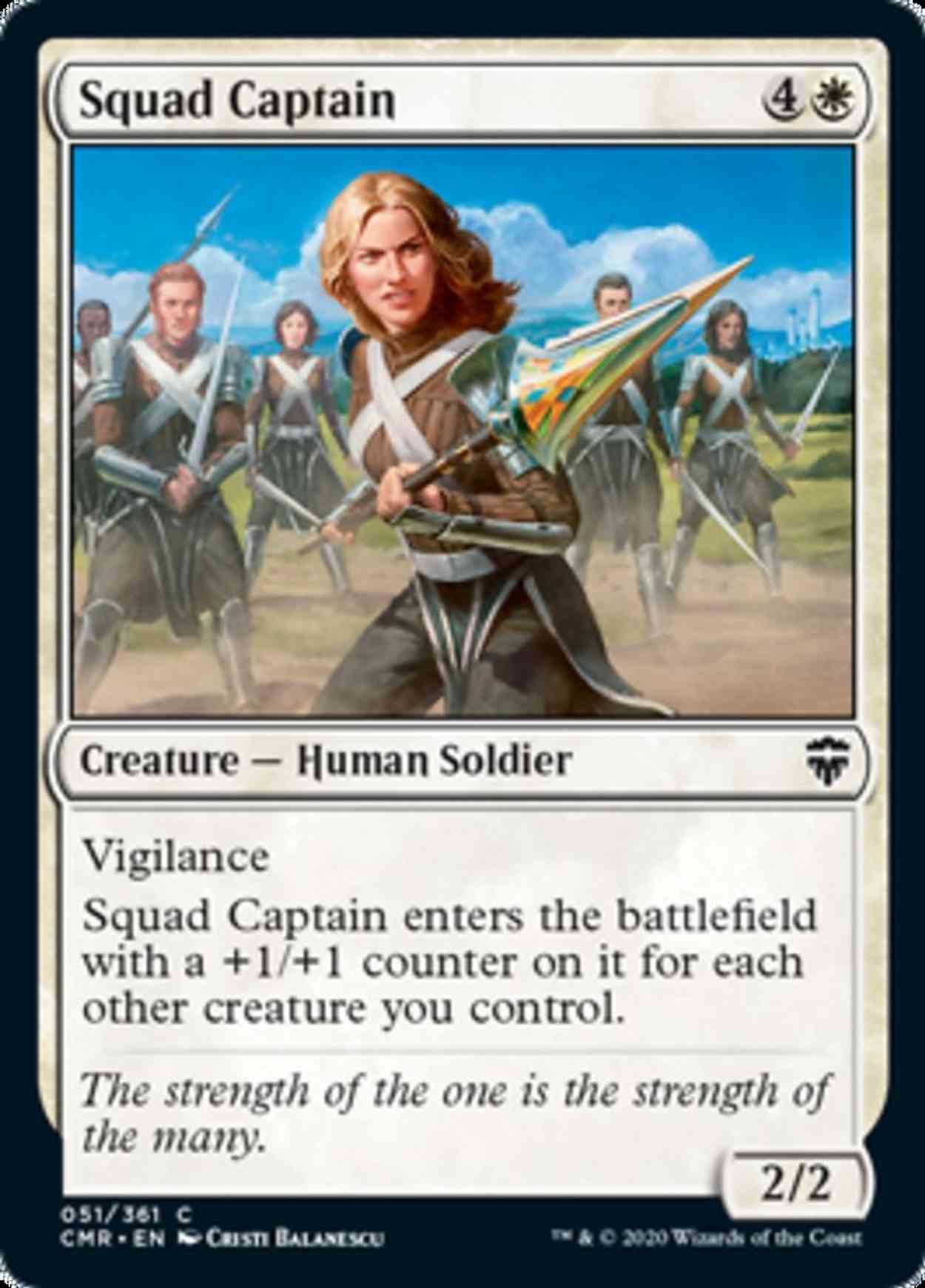 Squad Captain magic card front
