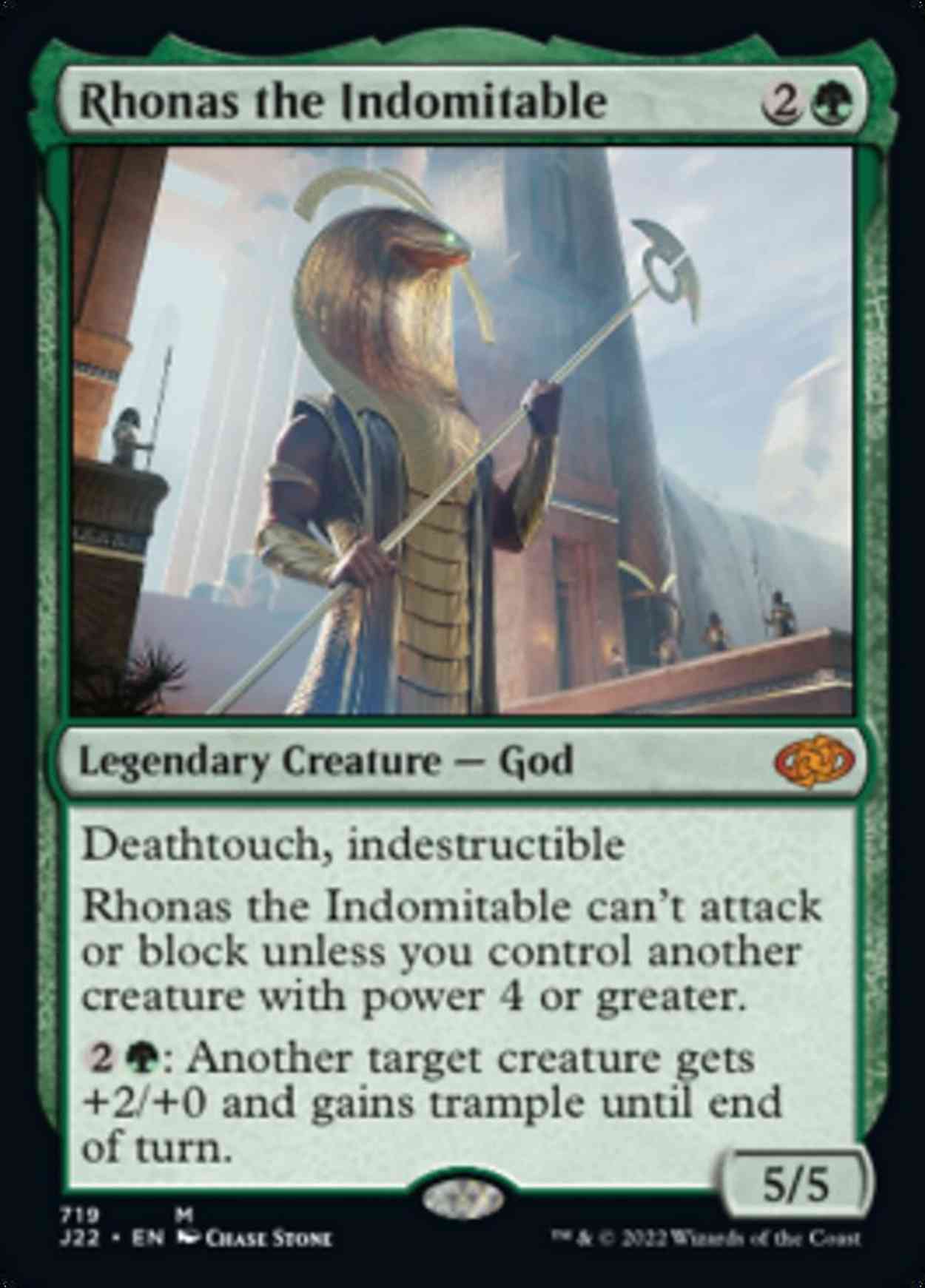 Rhonas the Indomitable magic card front