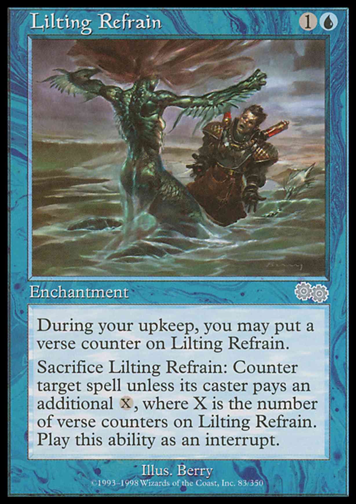 Lilting Refrain magic card front