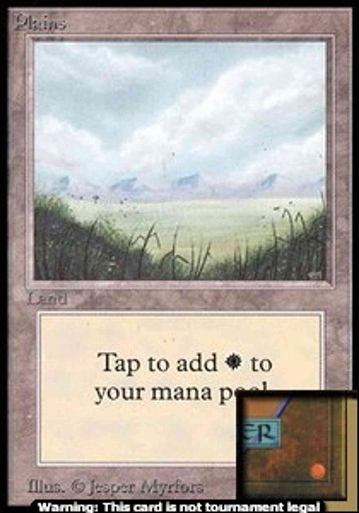 Plains (A) (CE) magic card front