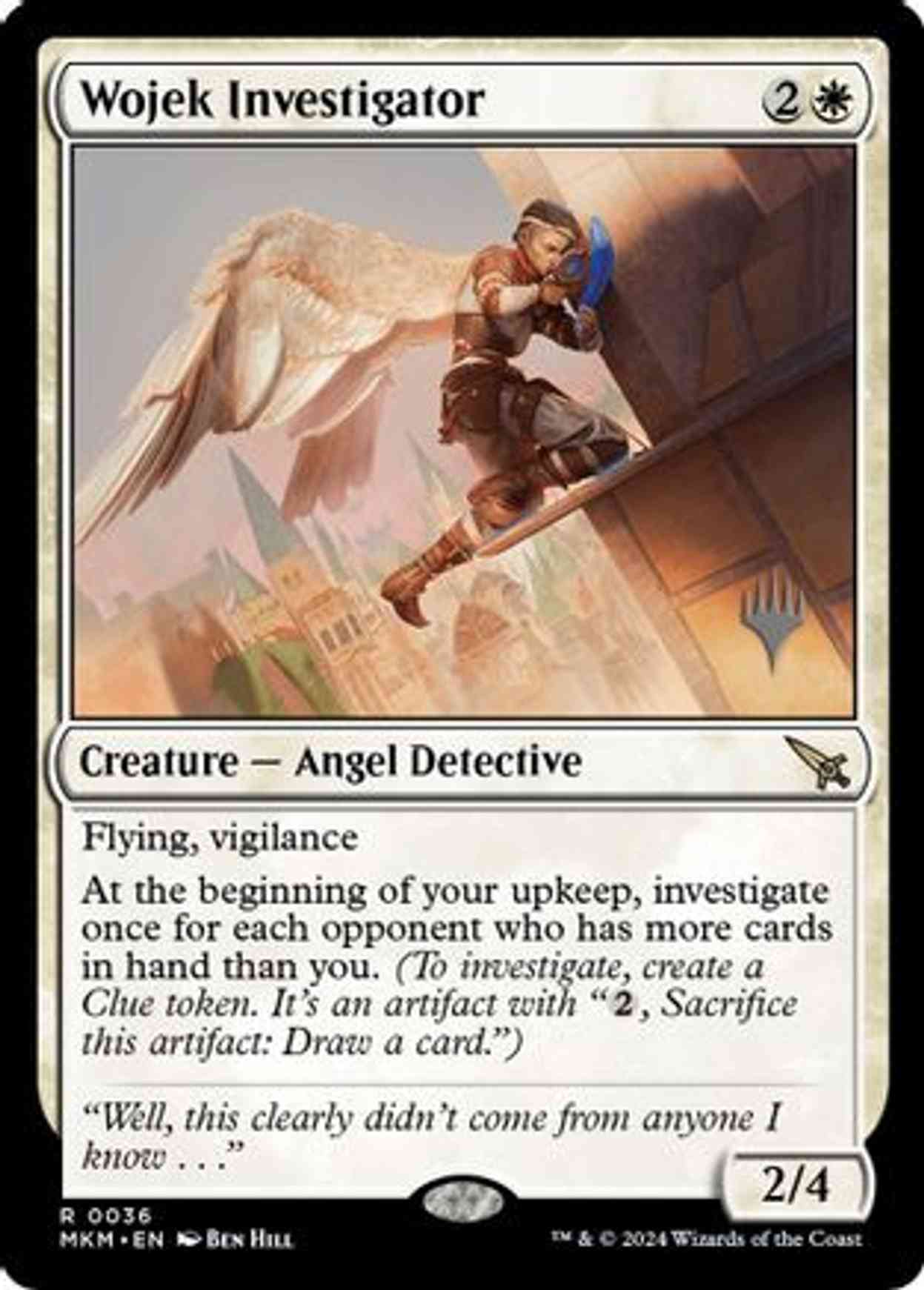 Wojek Investigator magic card front