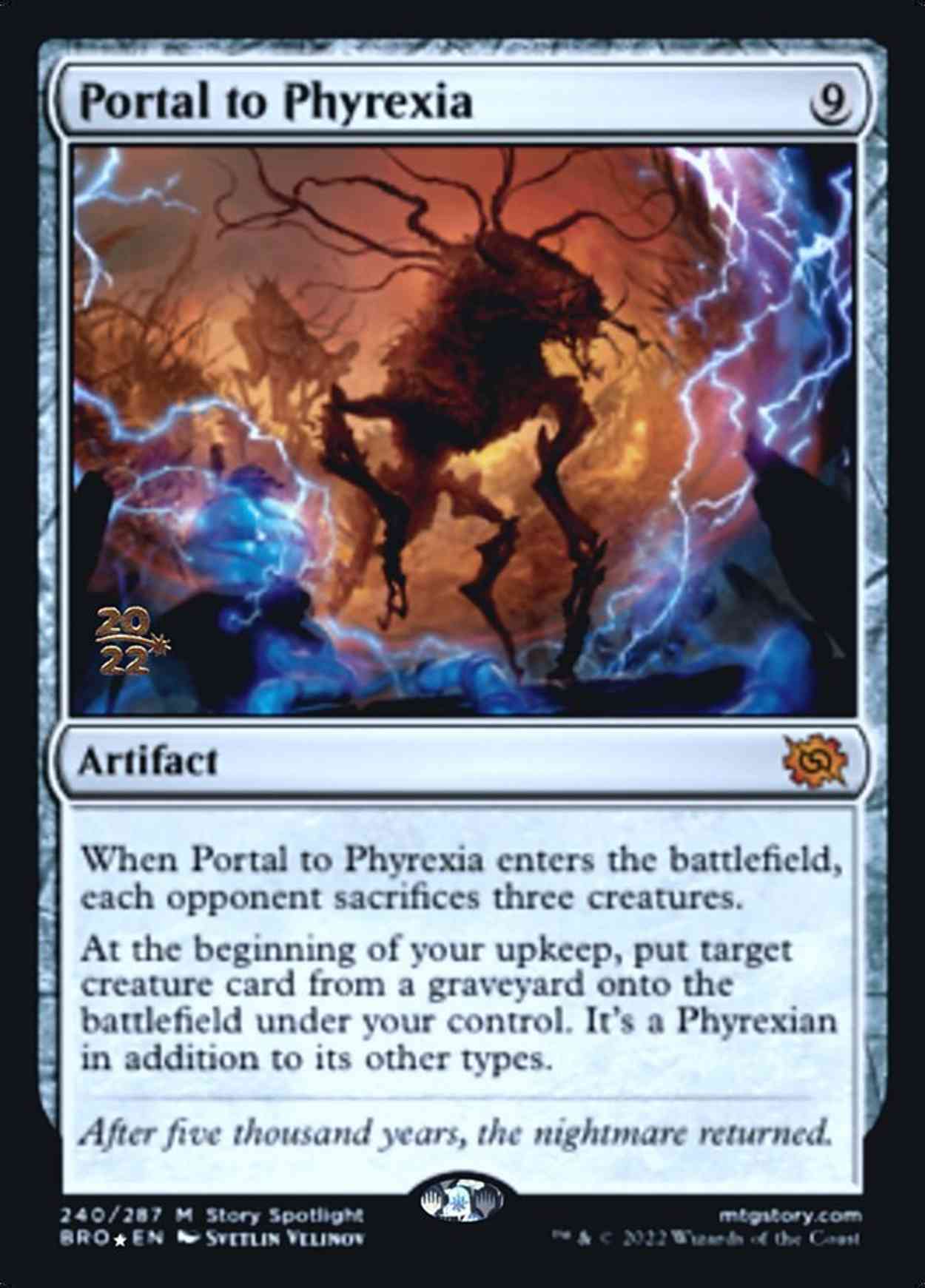 Portal to Phyrexia magic card front