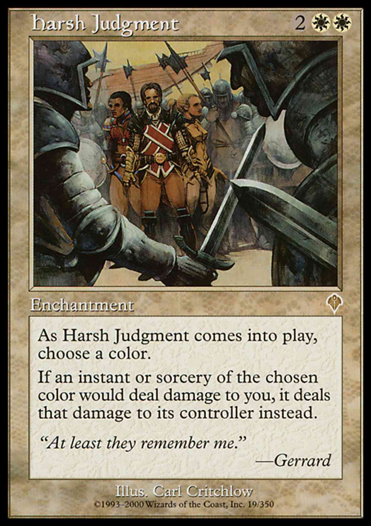 Harsh Judgment Price from mtg Invasion