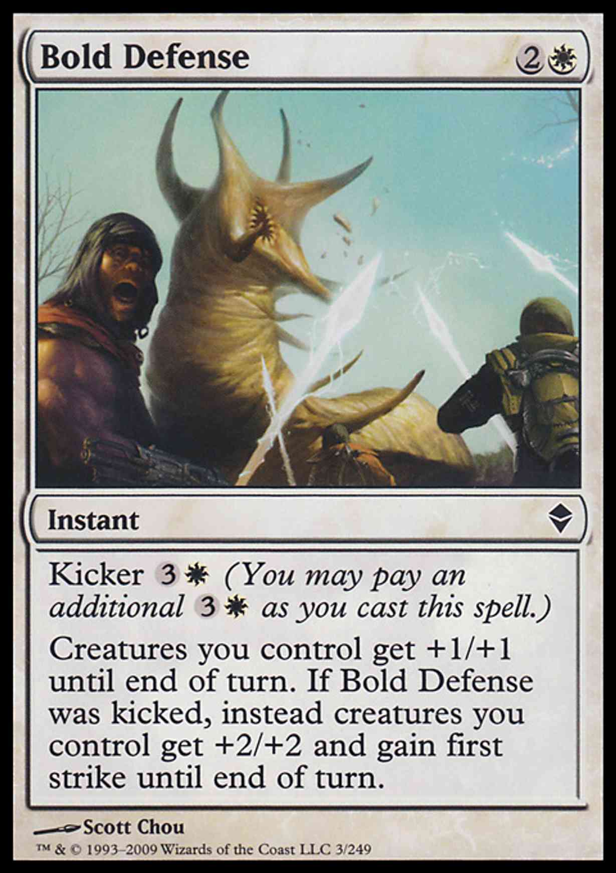 Bold Defense magic card front