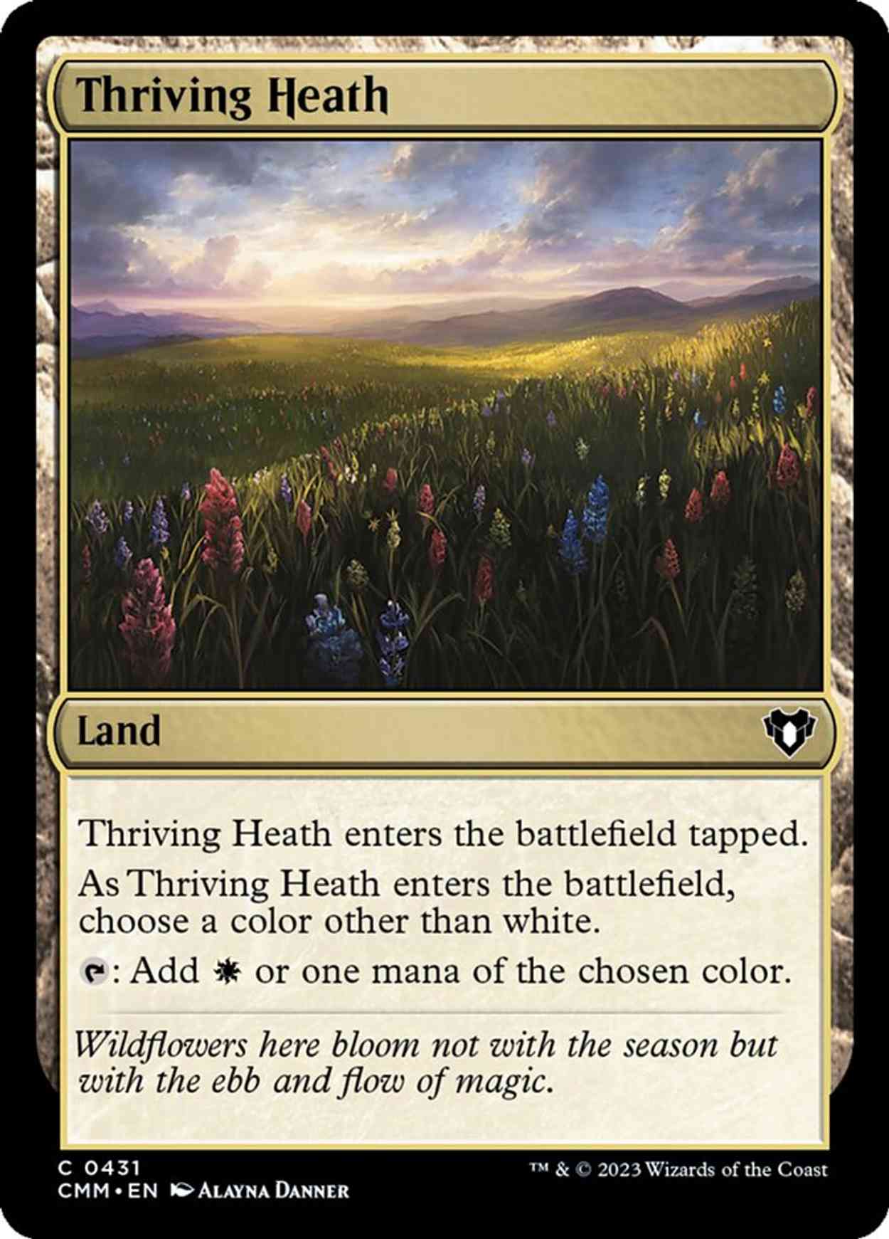 Thriving Heath magic card front