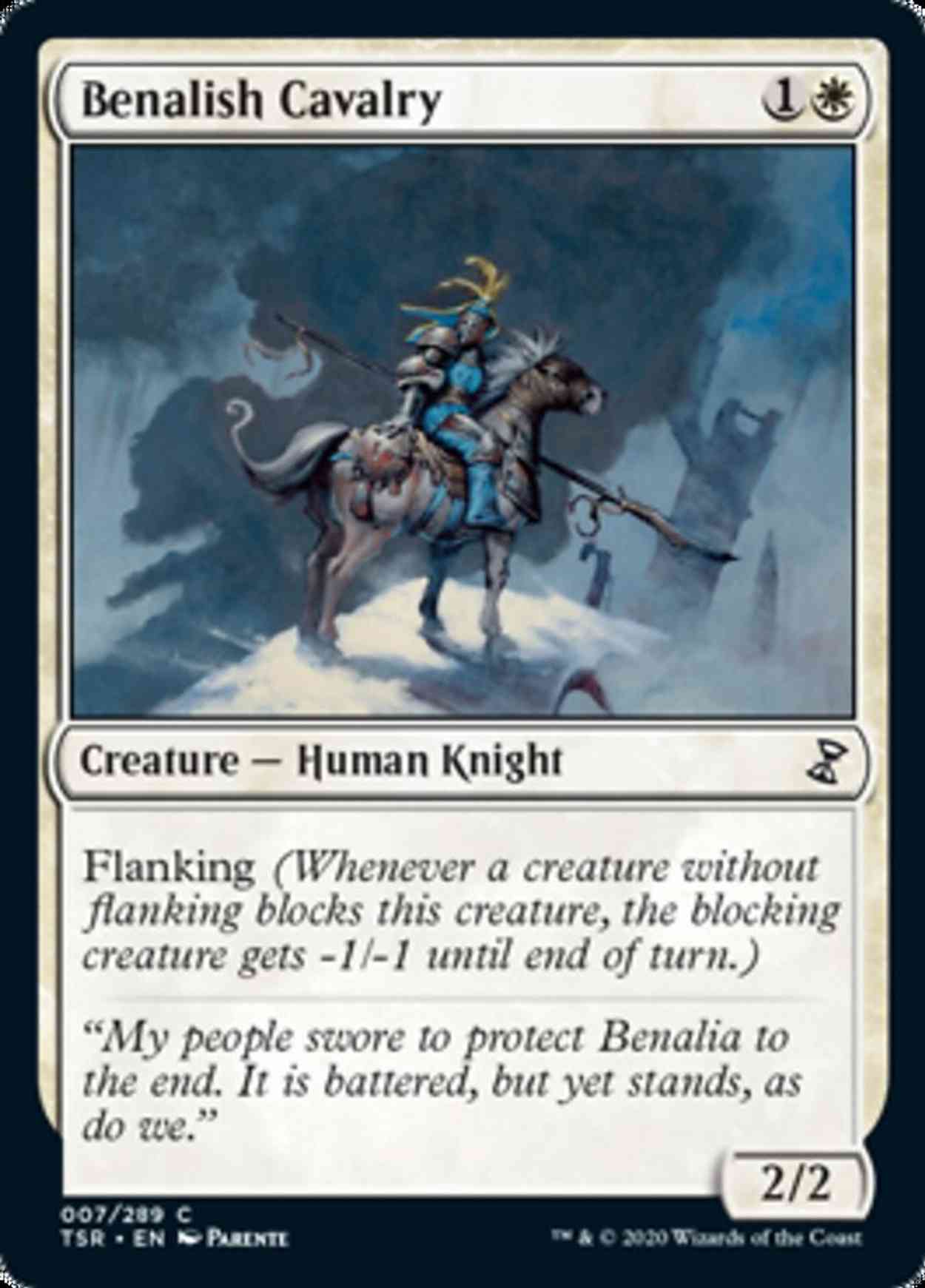 Benalish Cavalry magic card front