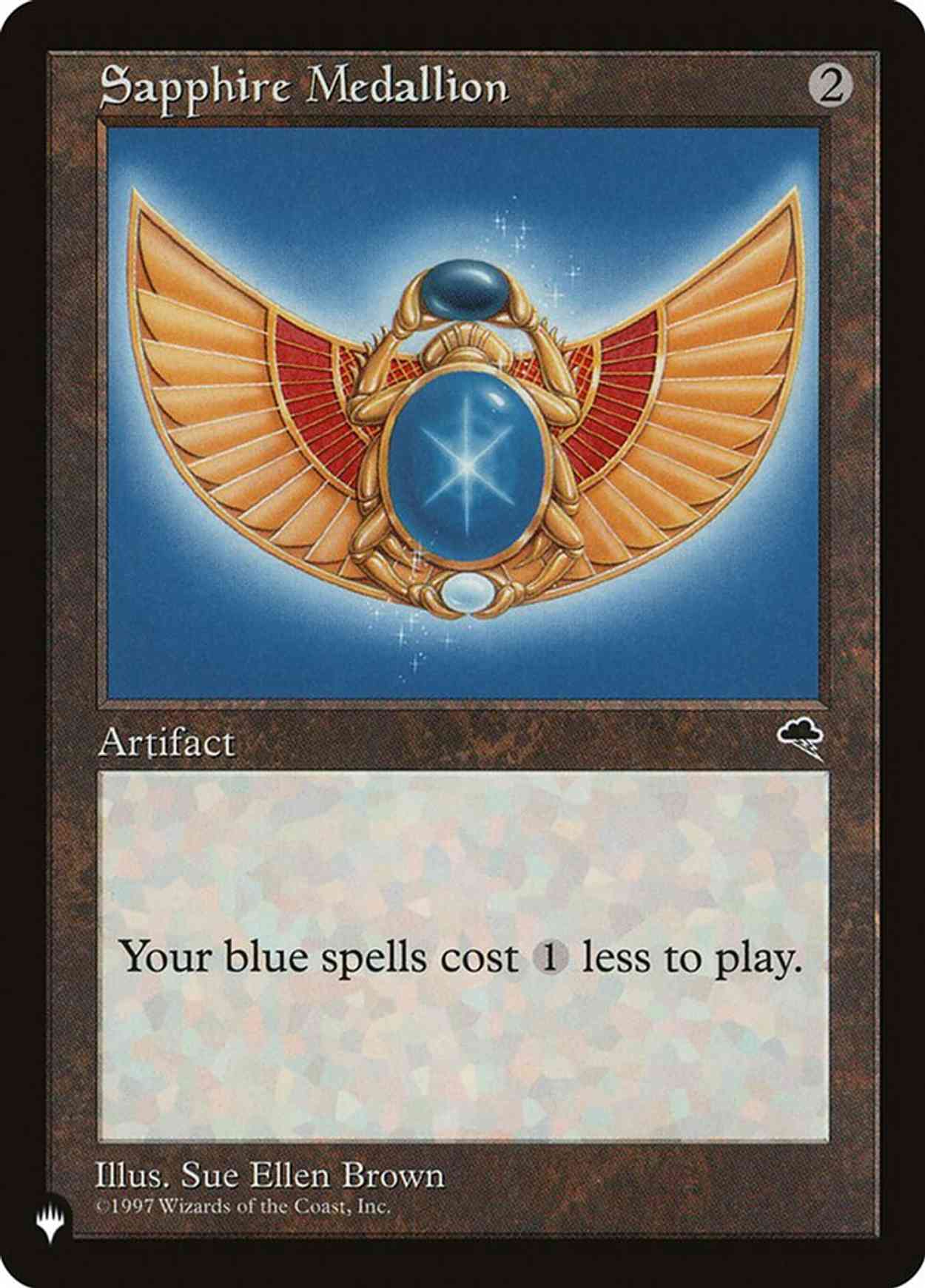 Sapphire Medallion magic card front