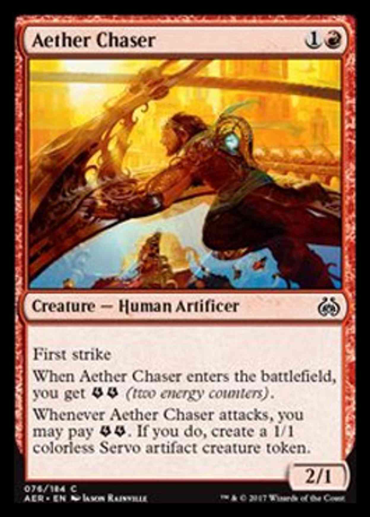 Aether Chaser magic card front