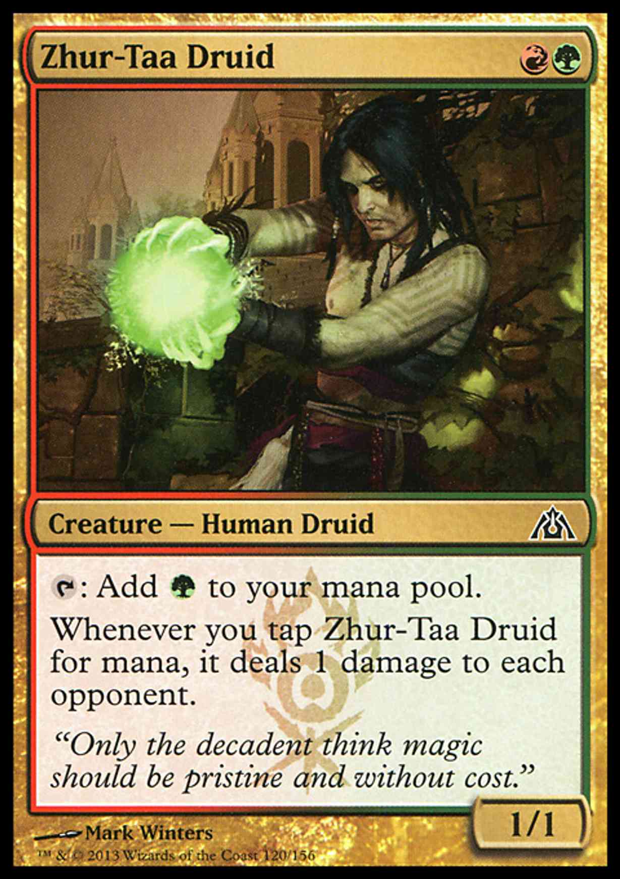 Zhur-Taa Druid magic card front