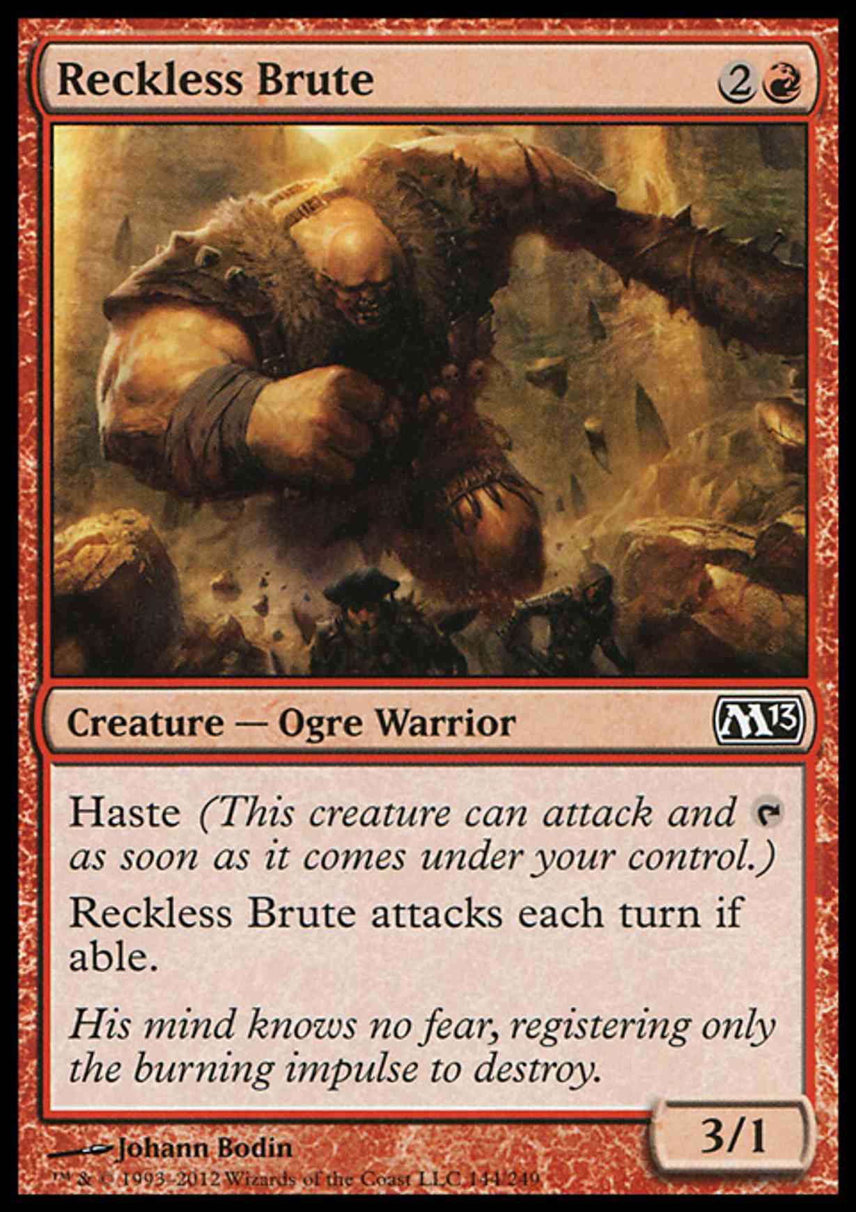 Reckless Brute magic card front