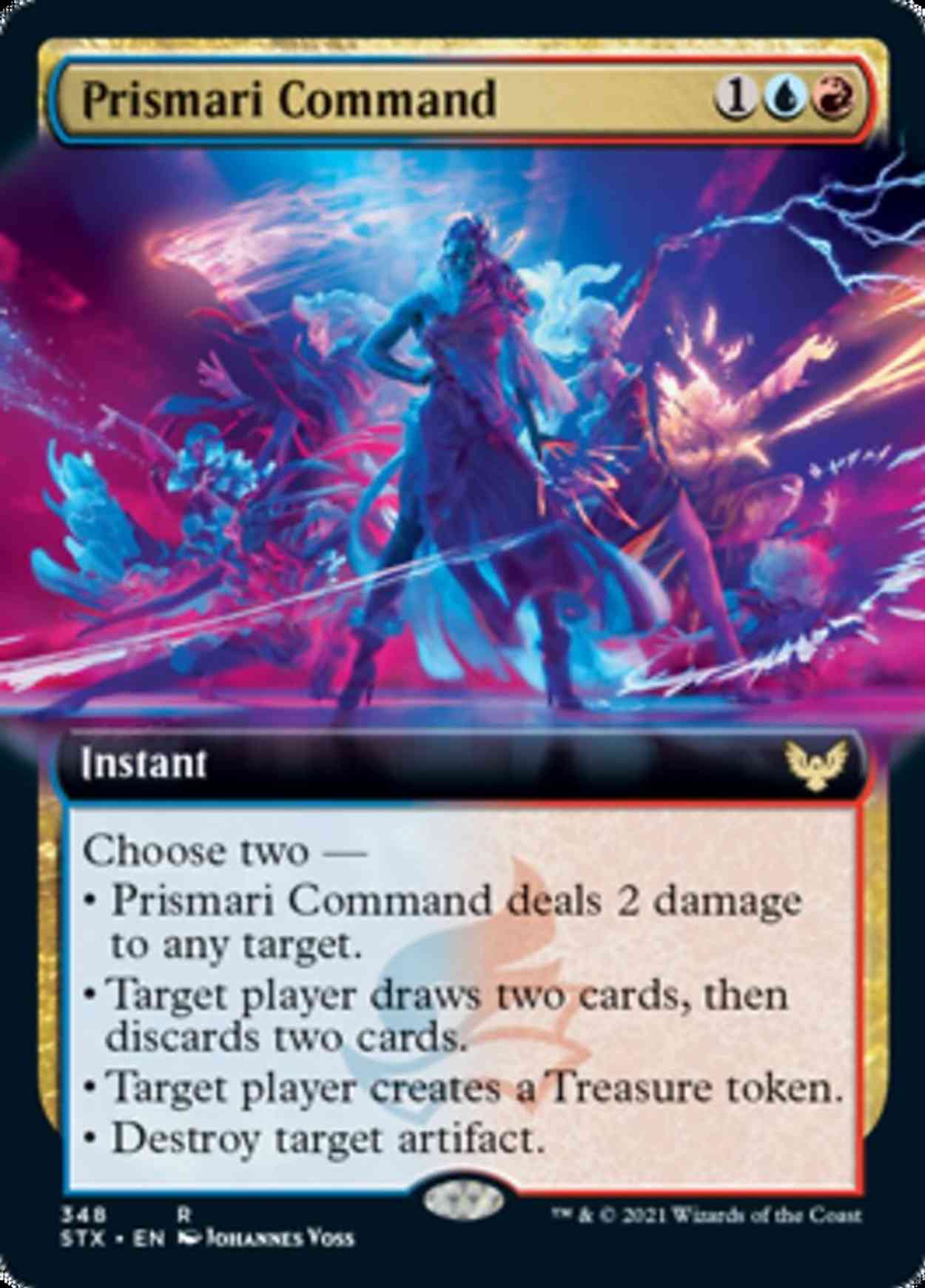 Prismari Command (Extended Art) magic card front