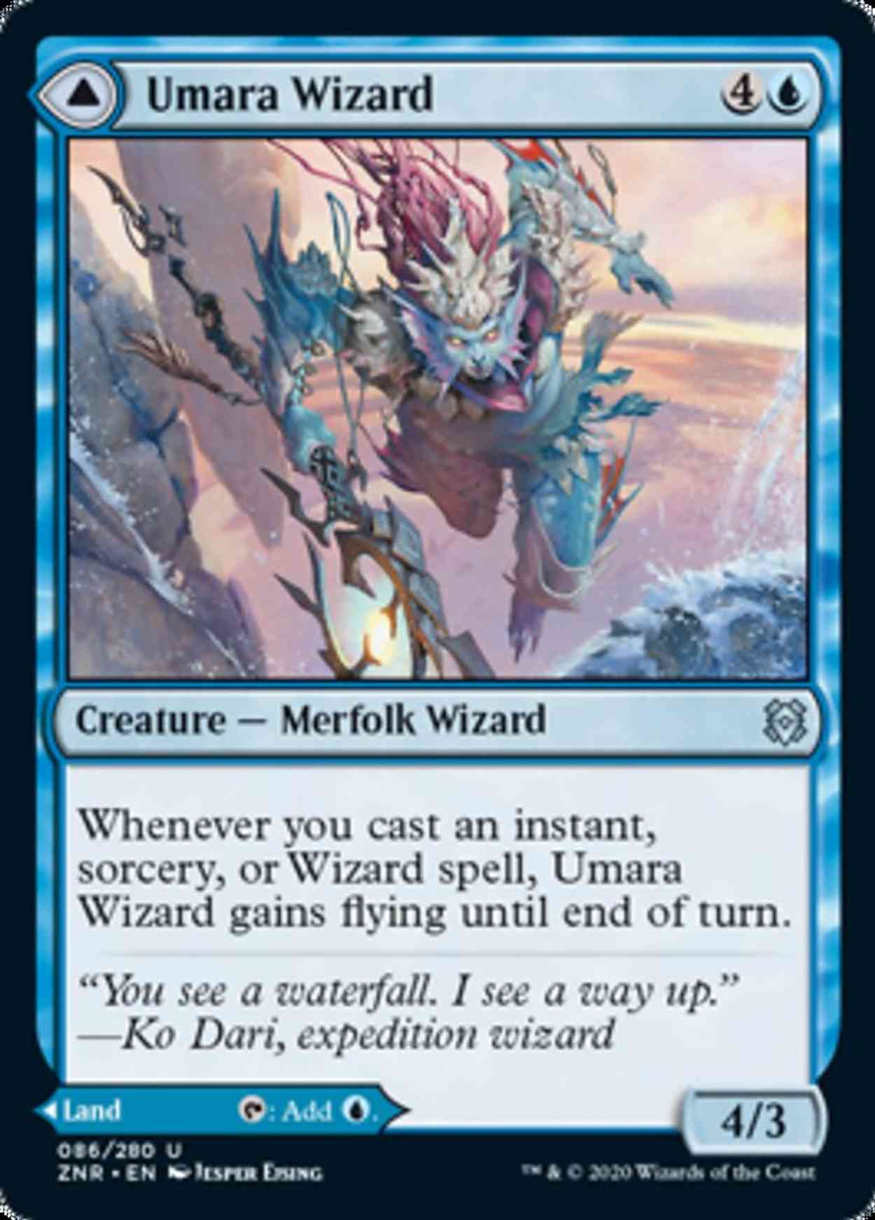 Umara Wizard magic card front