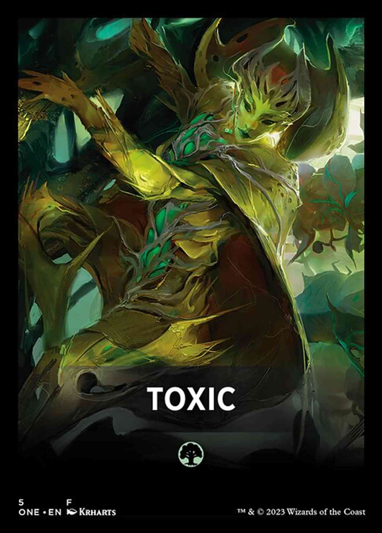Toxic Theme Card magic card front