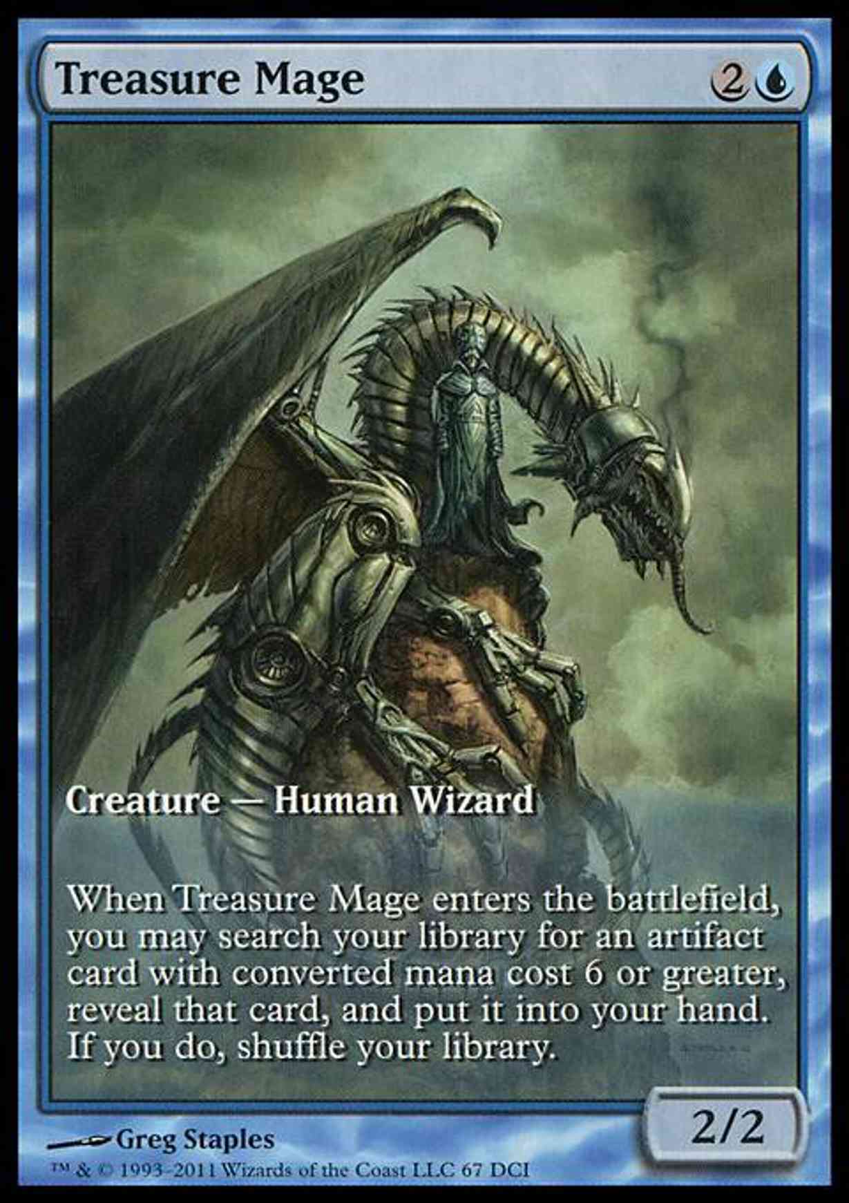 Treasure Mage magic card front