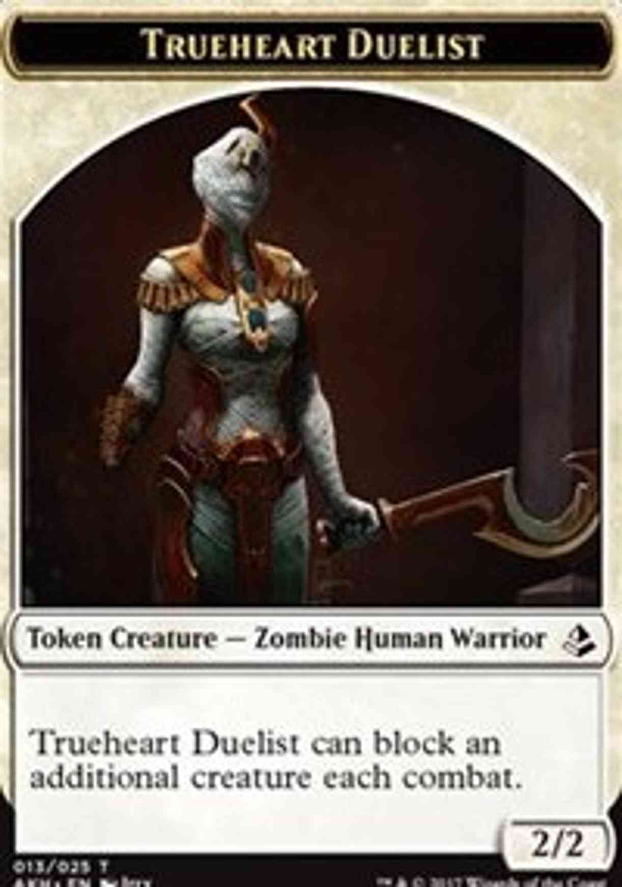 Trueheart Duelist Token magic card front