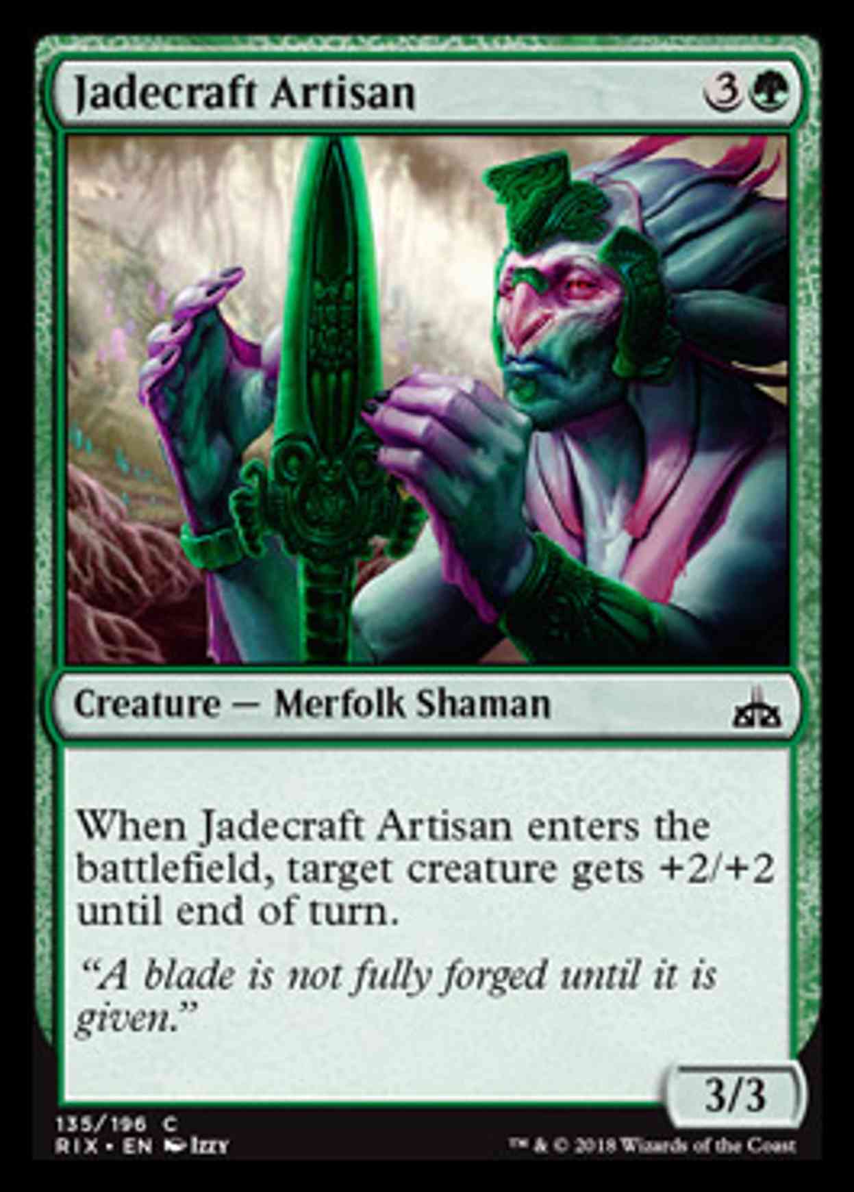 Jadecraft Artisan magic card front