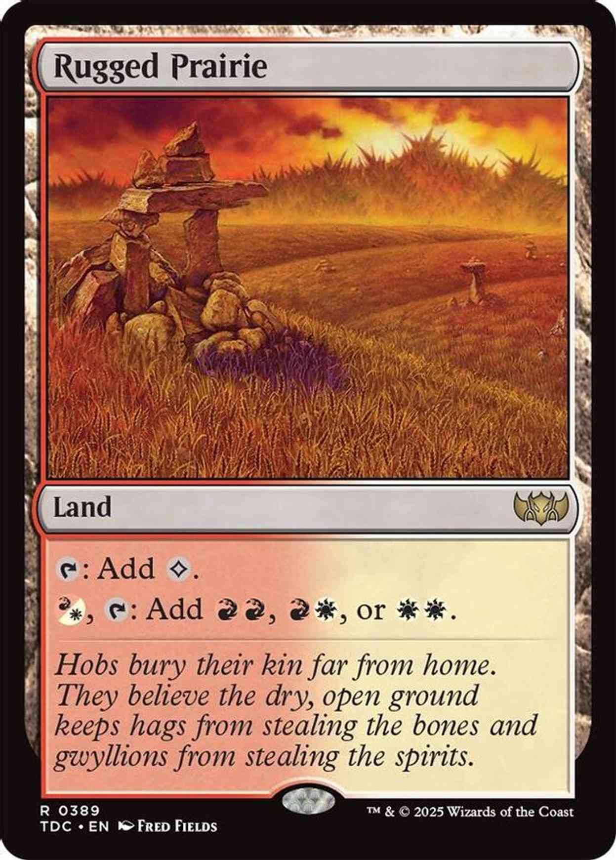 Rugged Prairie magic card front