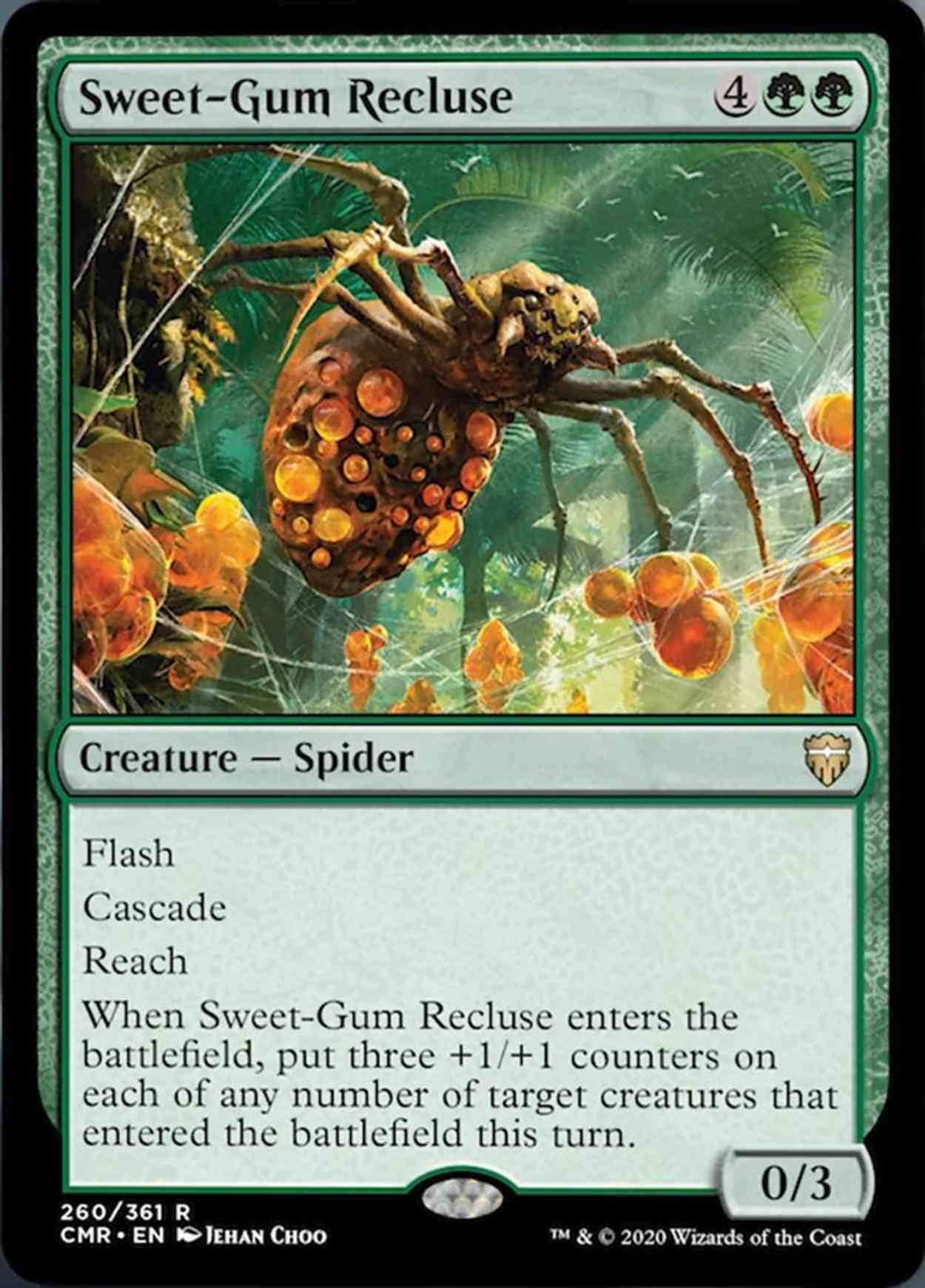 Sweet-Gum Recluse magic card front