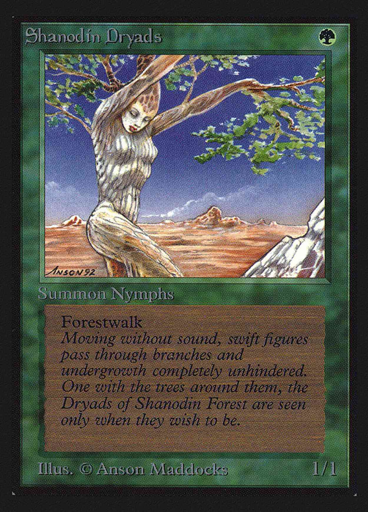 Shanodin Dryads (IE) magic card front