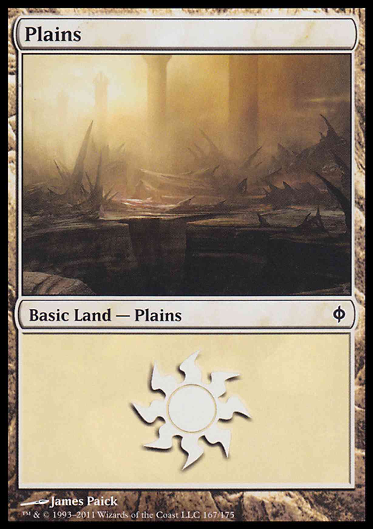 Plains (167)  magic card front
