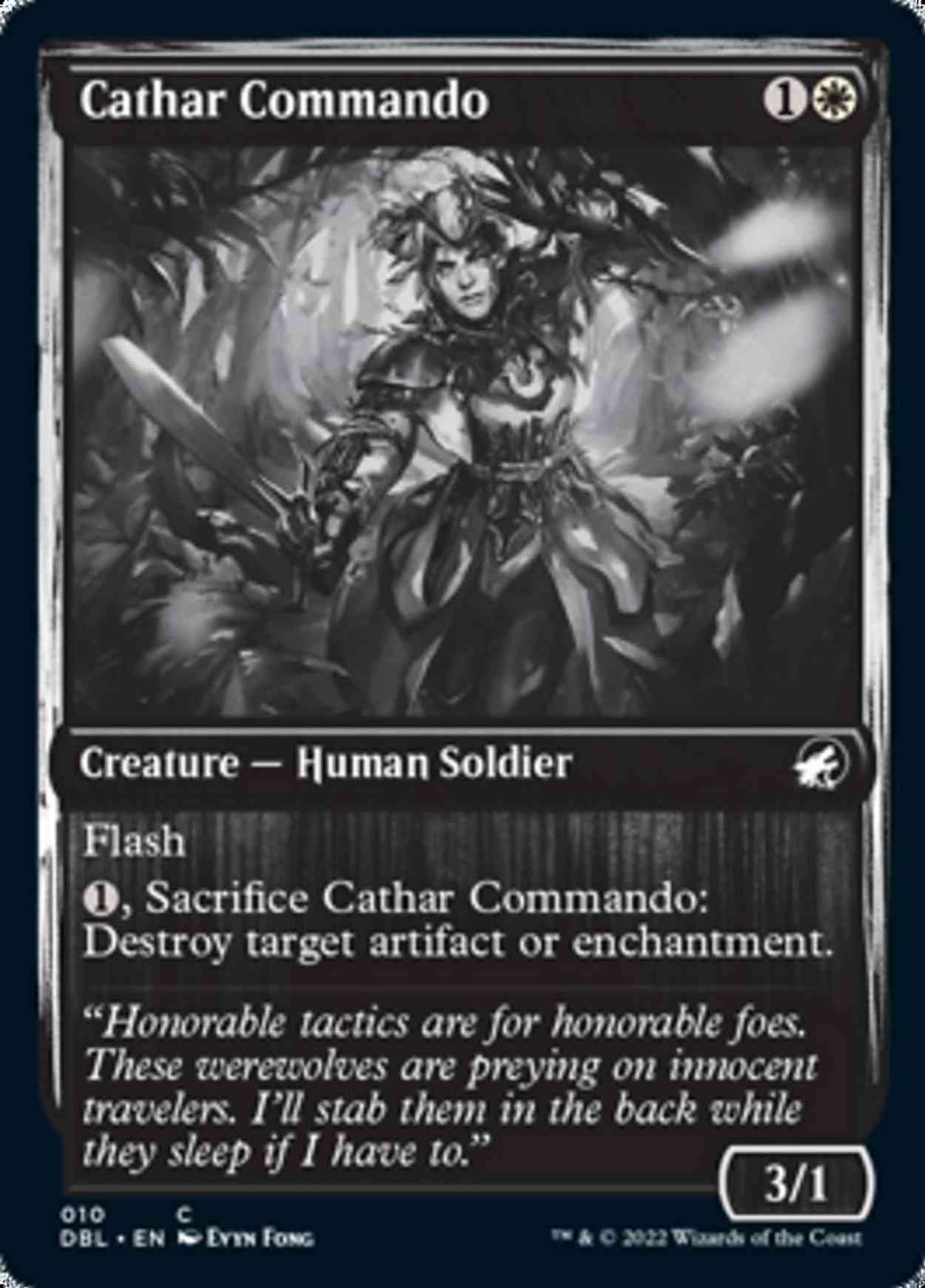 Cathar Commando magic card front