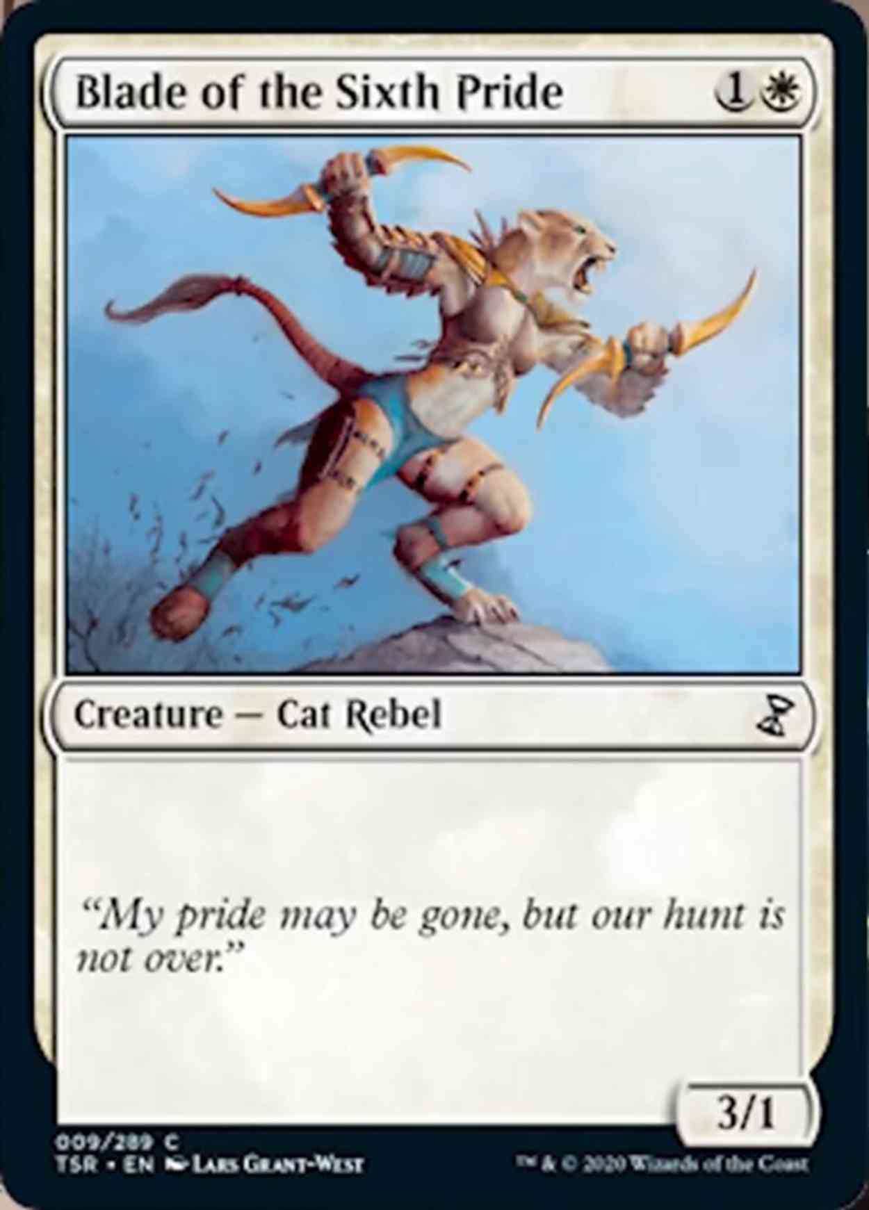 Blade of the Sixth Pride magic card front