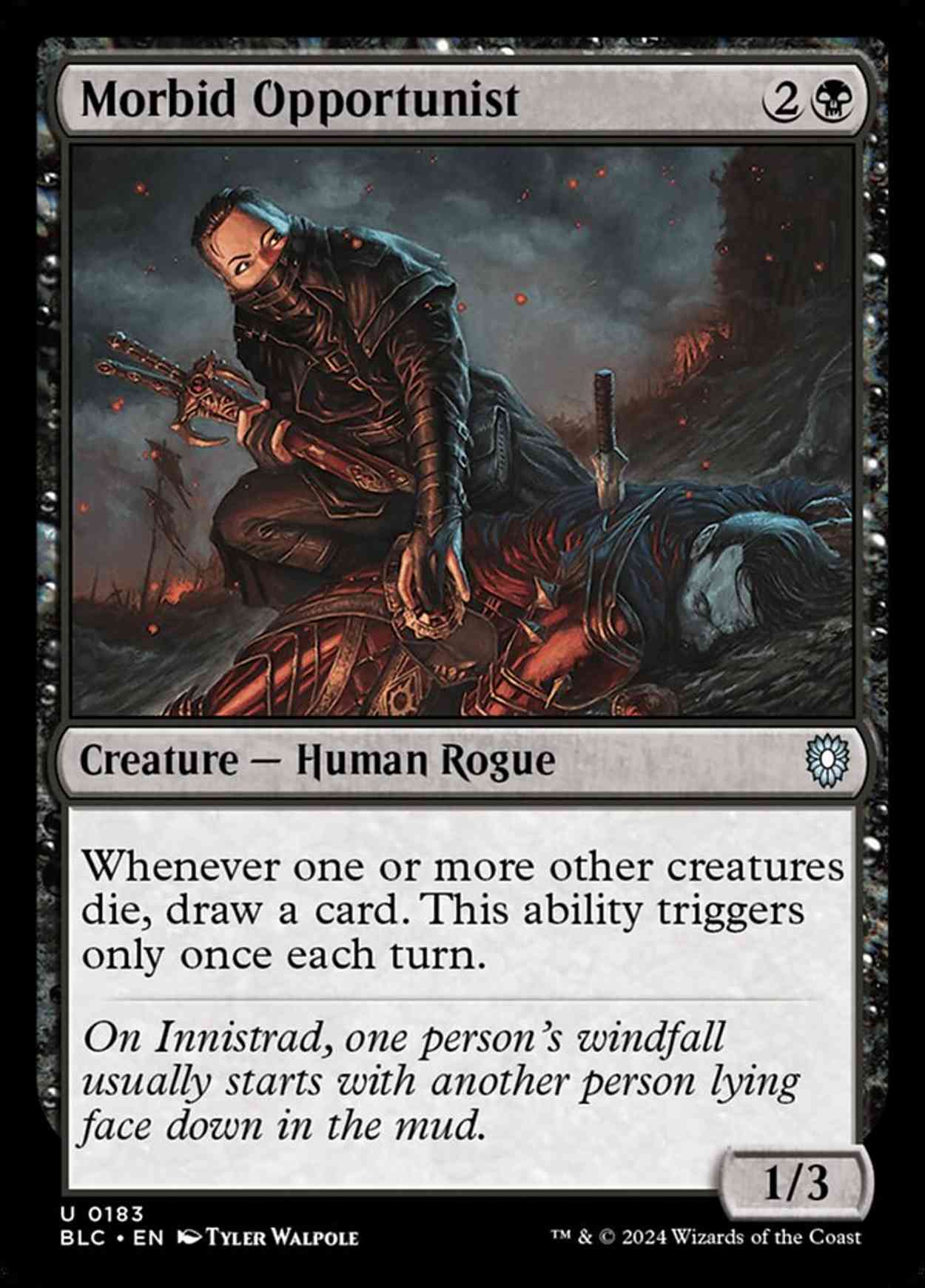 Morbid Opportunist magic card front