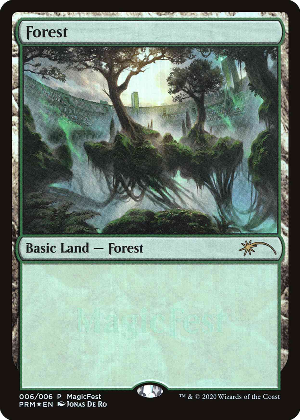 Forest (2020) magic card front