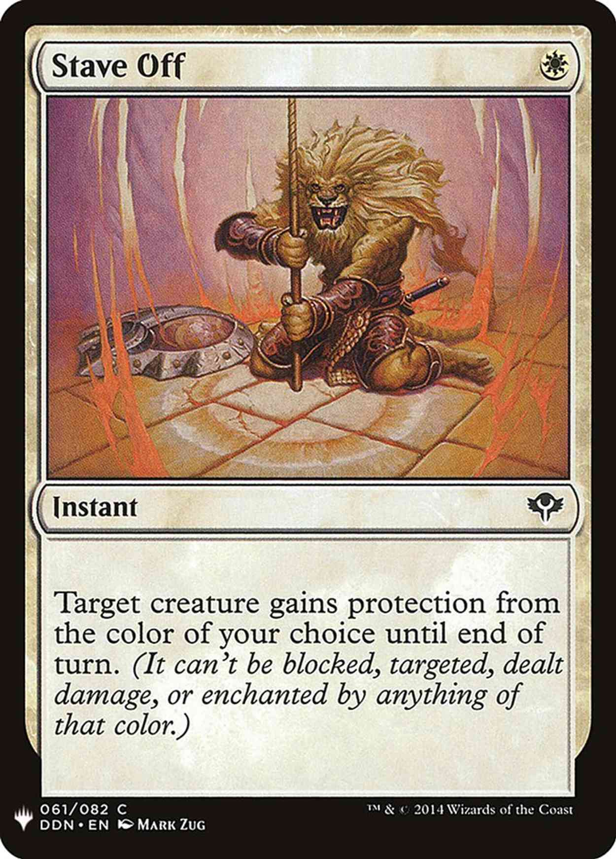 Stave Off magic card front