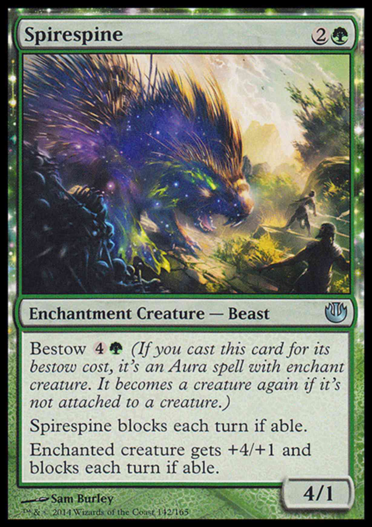 Spirespine magic card front