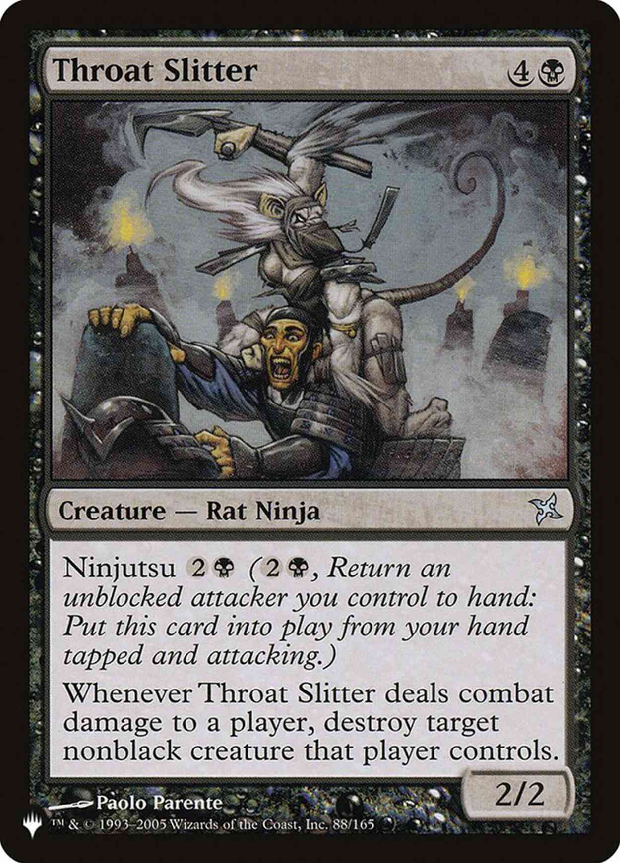 Throat Slitter magic card front