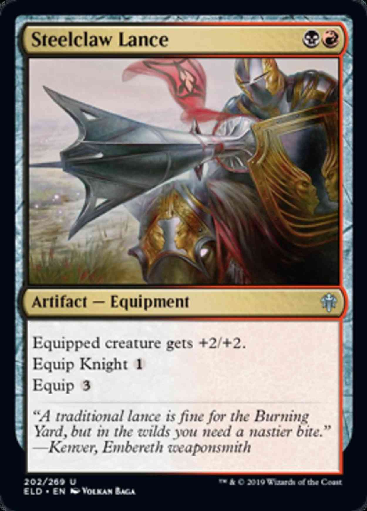 Steelclaw Lance magic card front