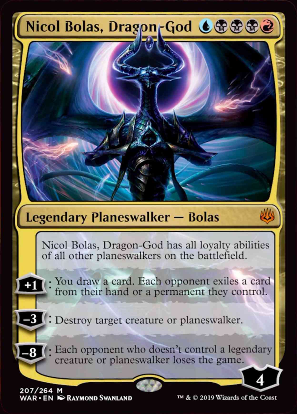 Nicol Bolas, Dragon-God magic card front
