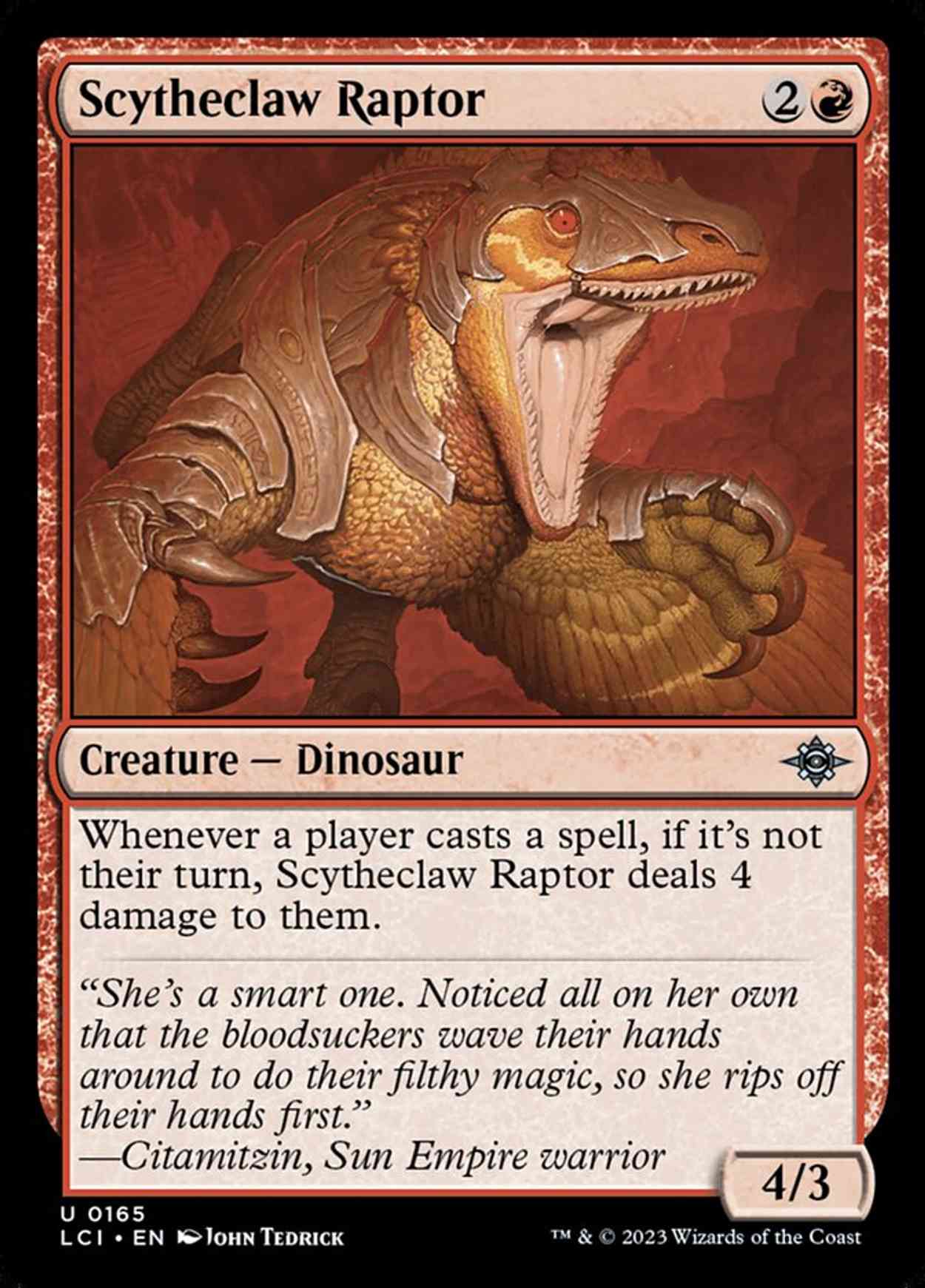 Scytheclaw Raptor magic card front