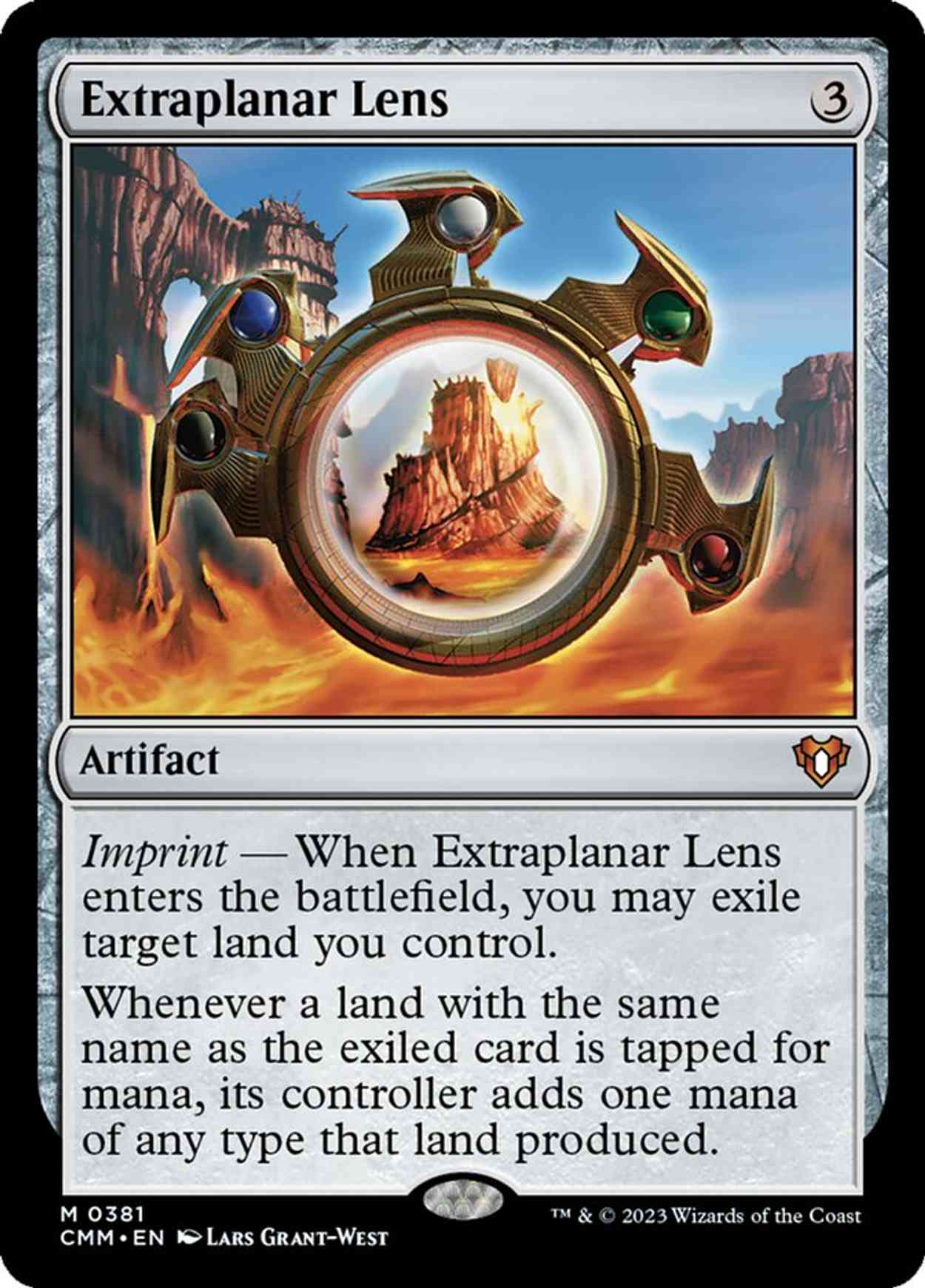 Extraplanar Lens magic card front