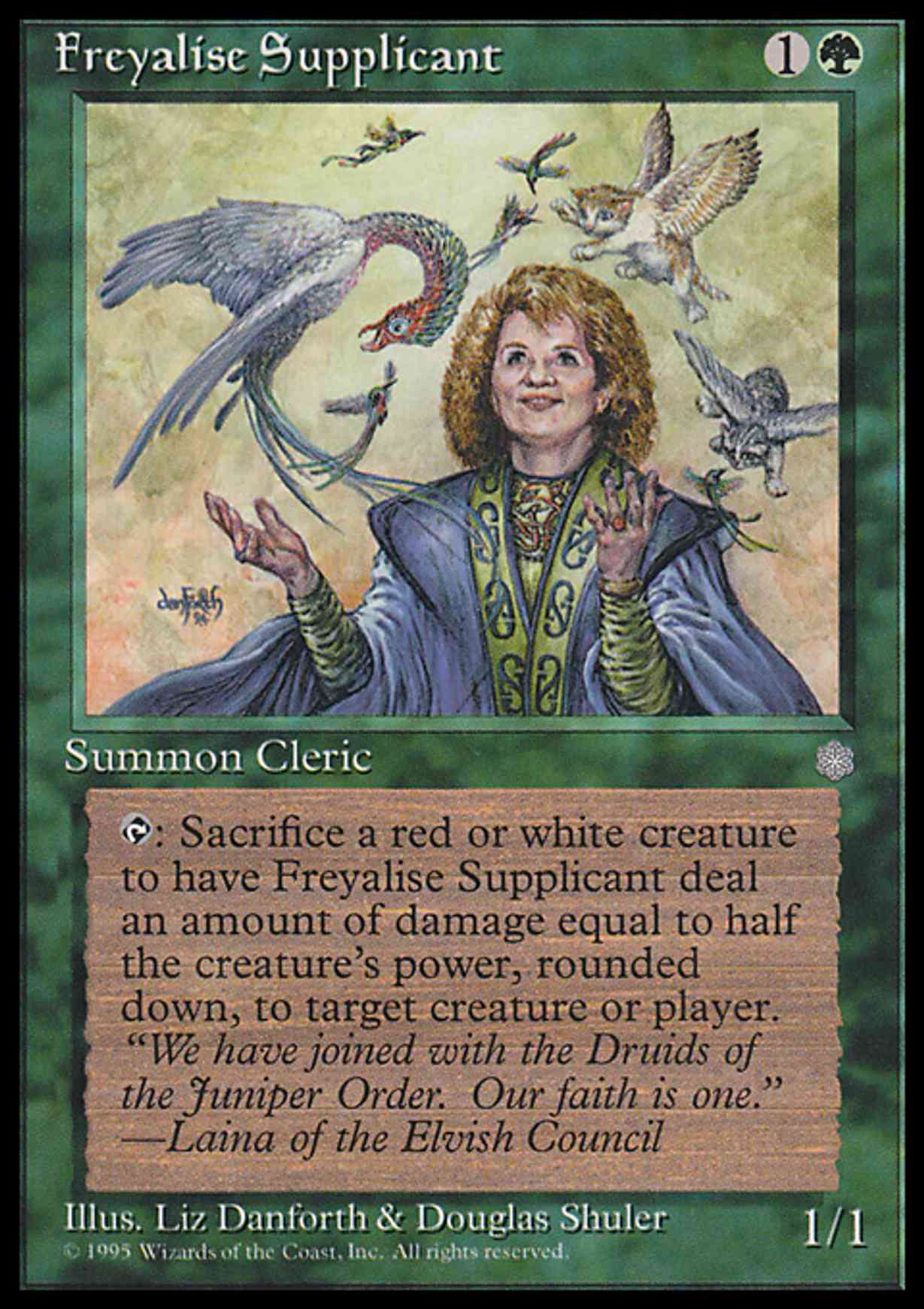 Freyalise Supplicant magic card front