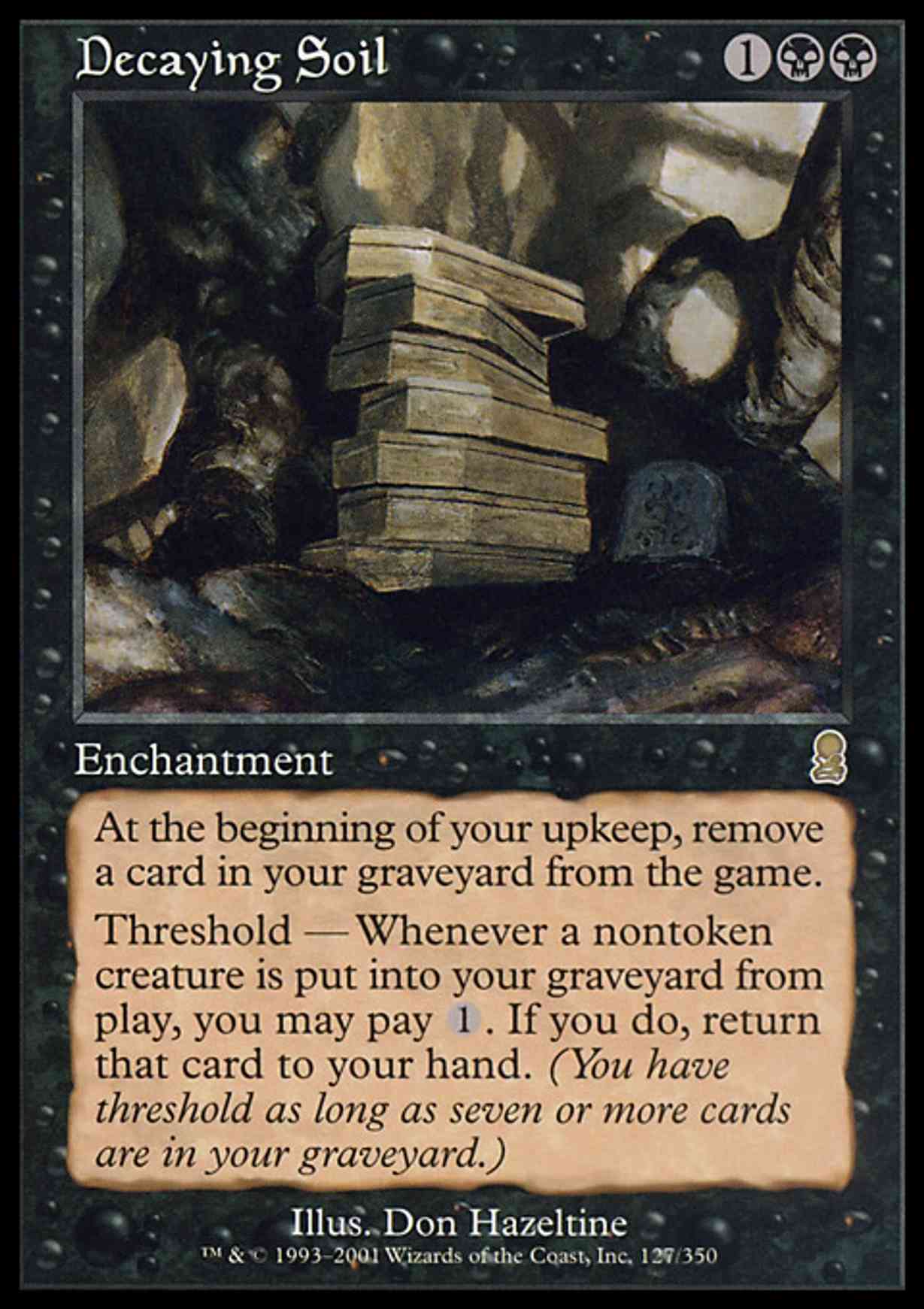 Decaying Soil magic card front