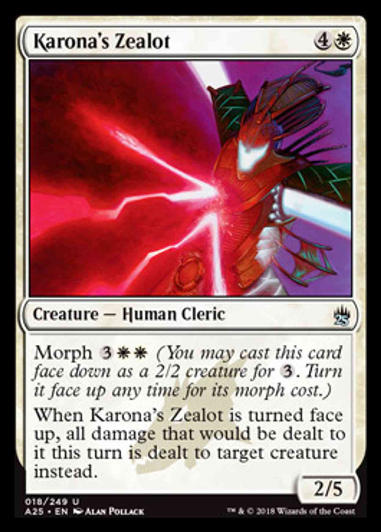 Karona's Zealot magic card front