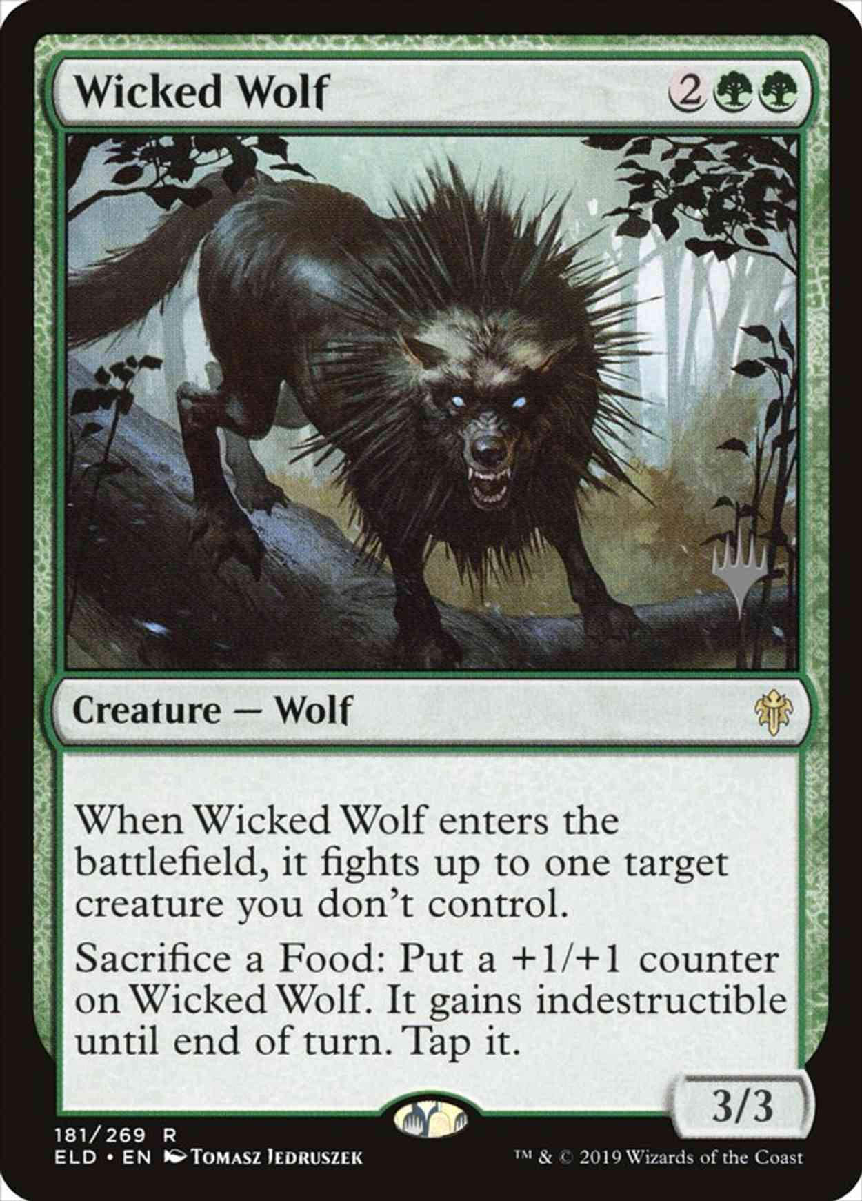 Wicked Wolf magic card front