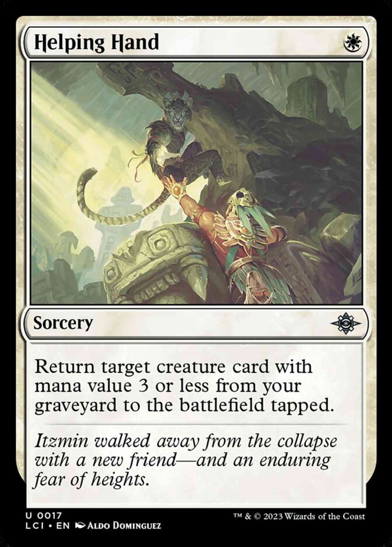 Helping Hand magic card front