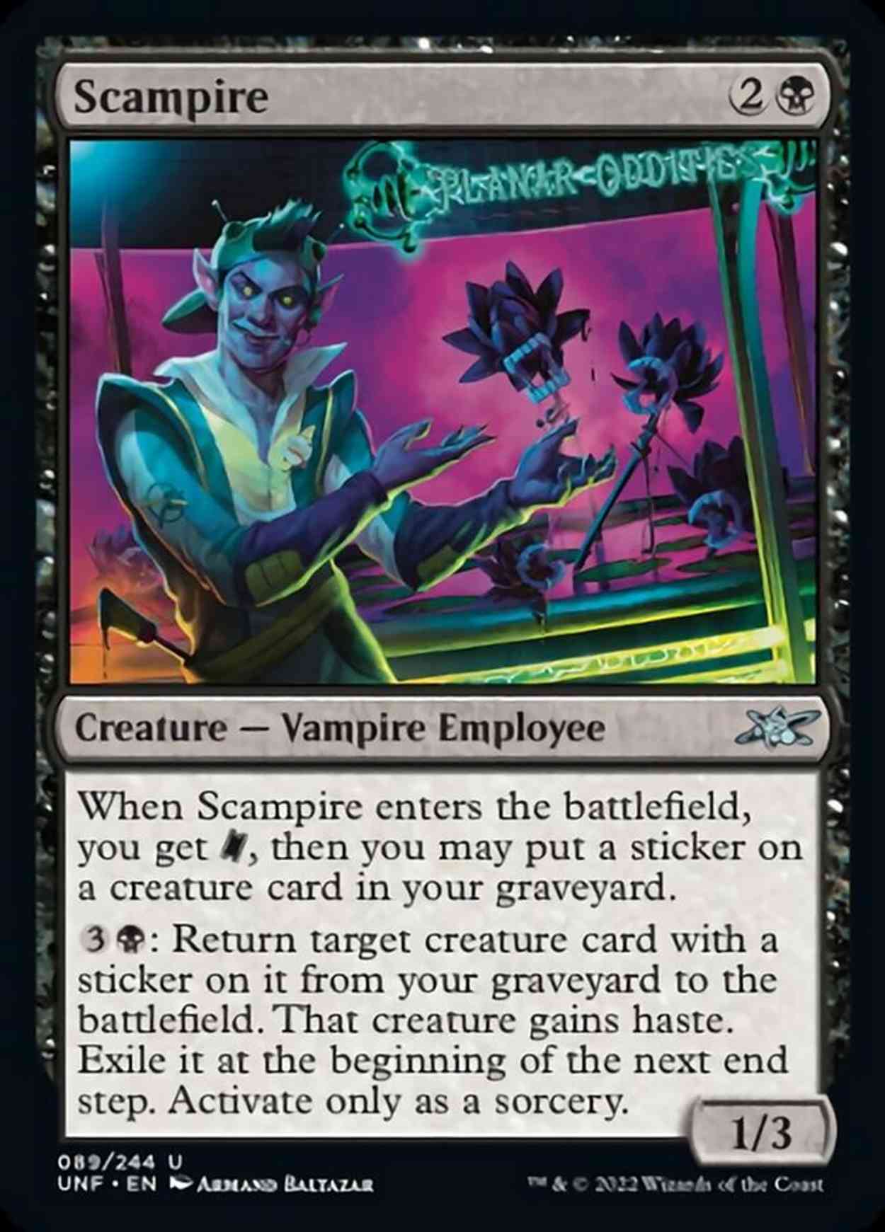 Scampire magic card front