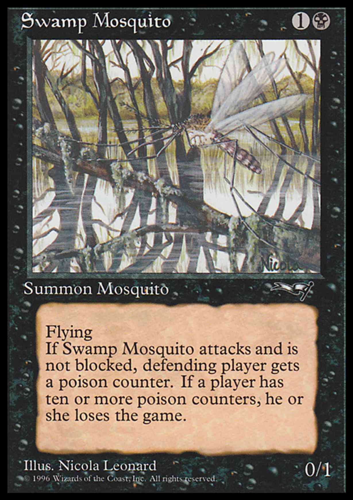 Swamp Mosquito (Fallen Tree) magic card front