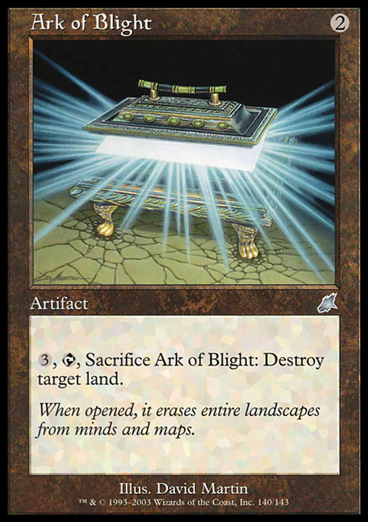 Ark of Blight magic card front