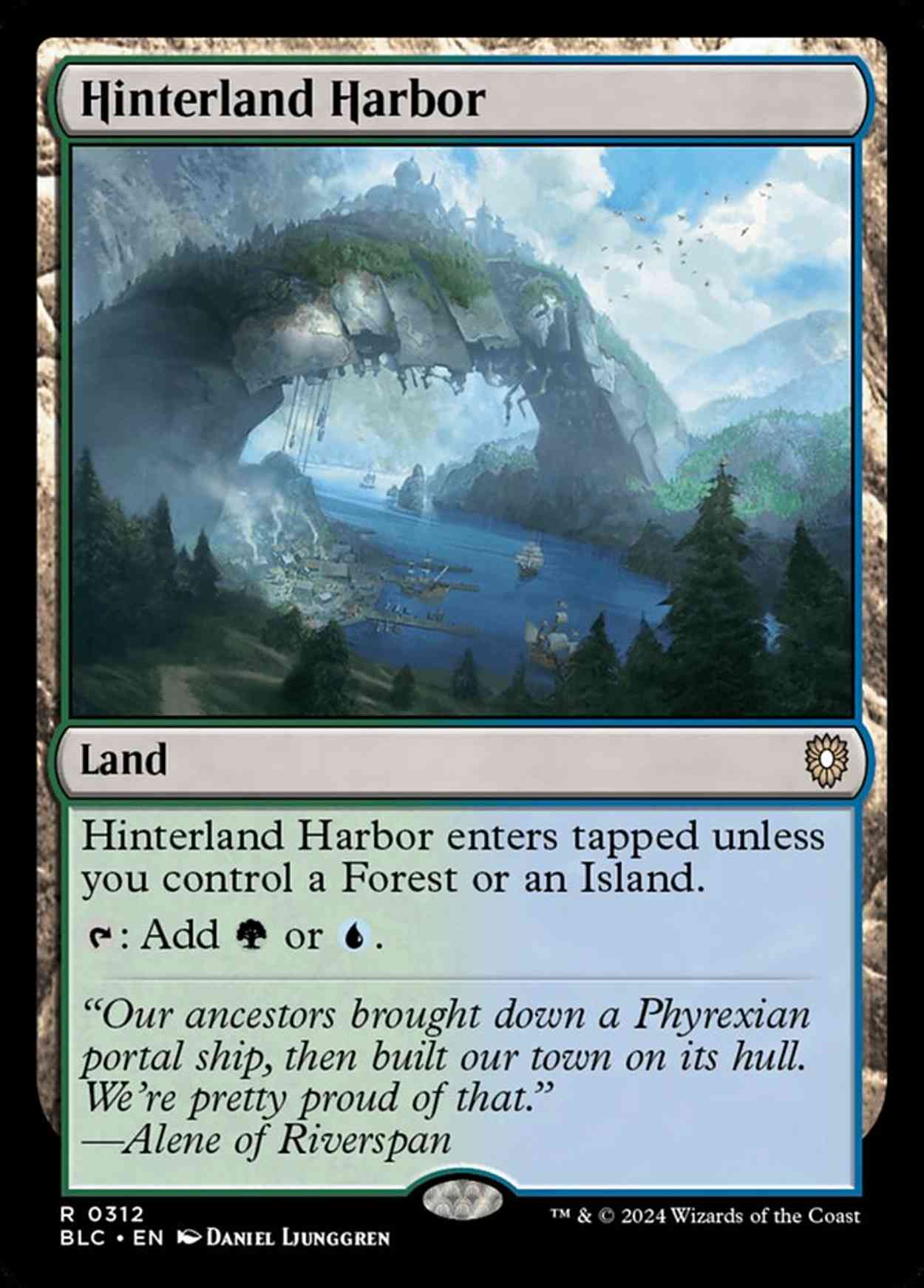 Hinterland Harbor magic card front