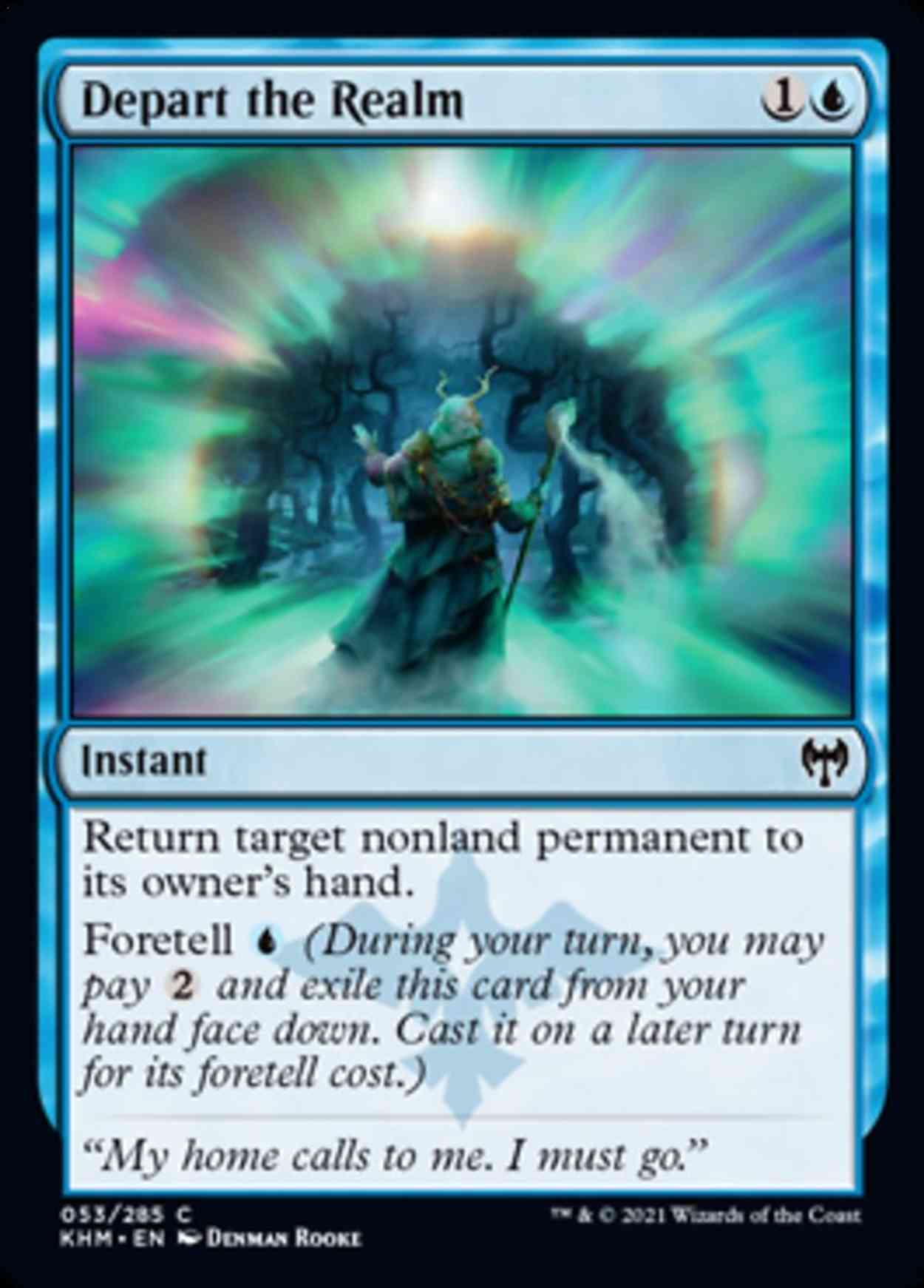 Depart the Realm magic card front