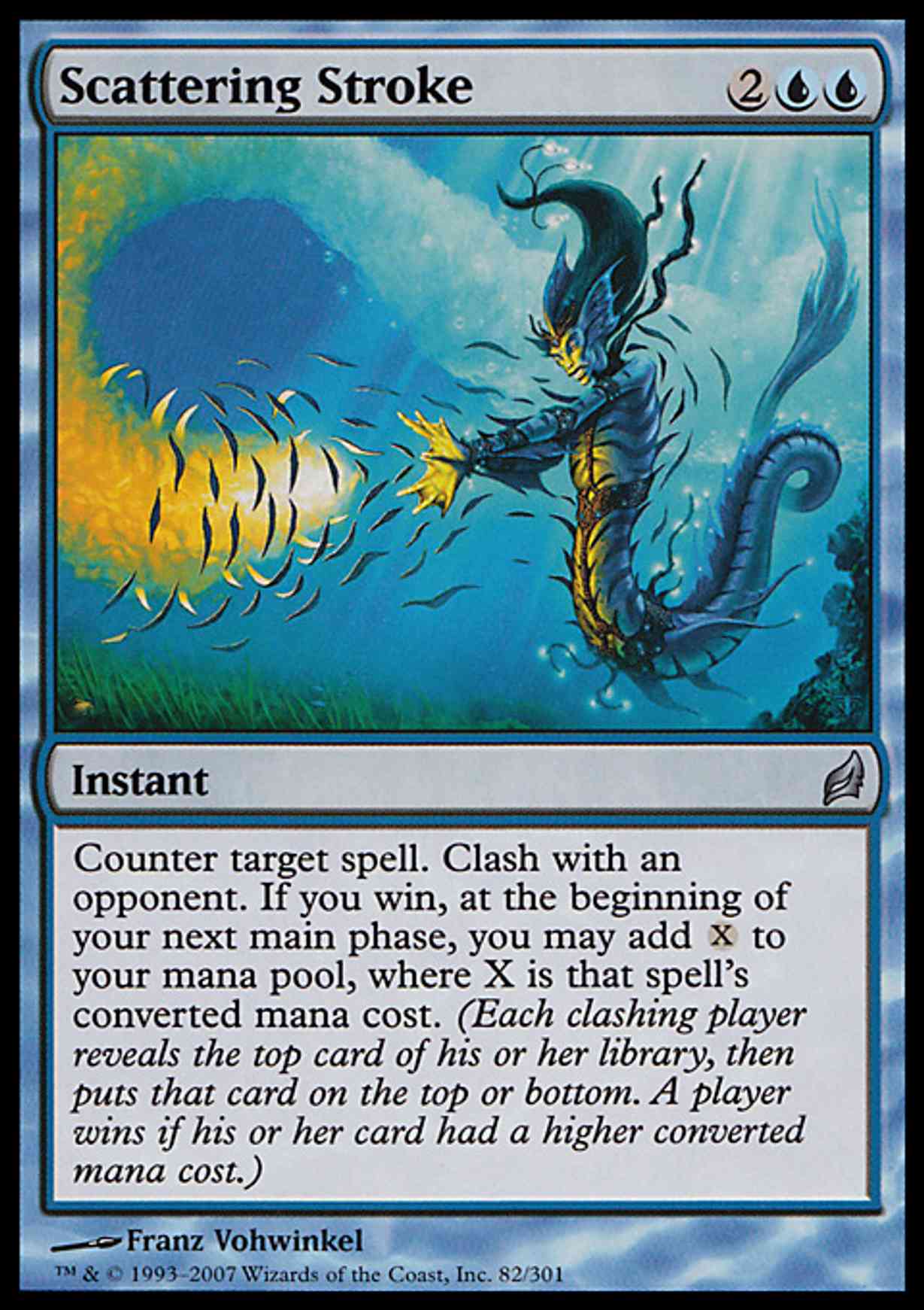 Scattering Stroke magic card front