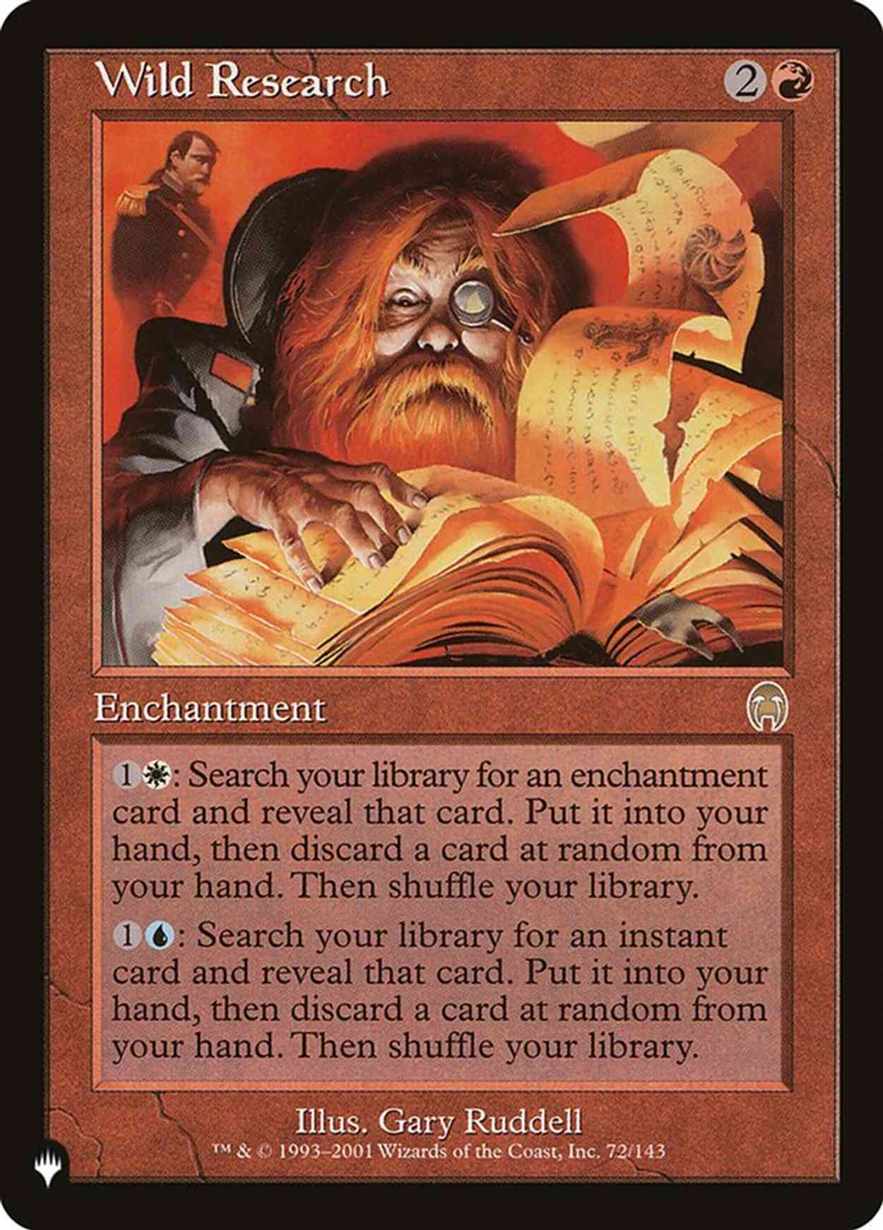 Wild Research magic card front