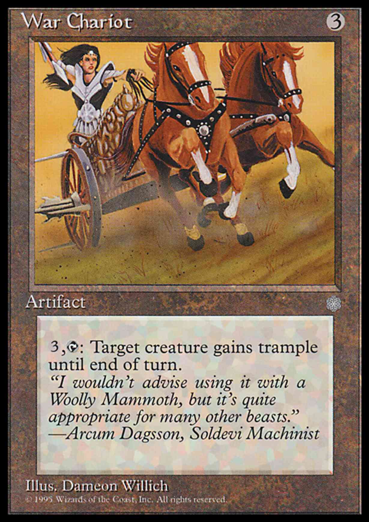 War Chariot magic card front