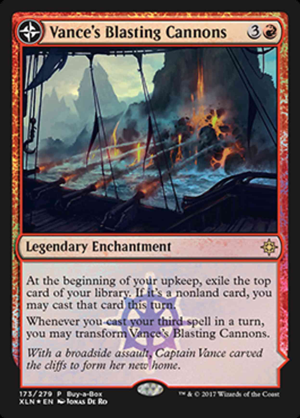 Vance's Blasting Cannons magic card front